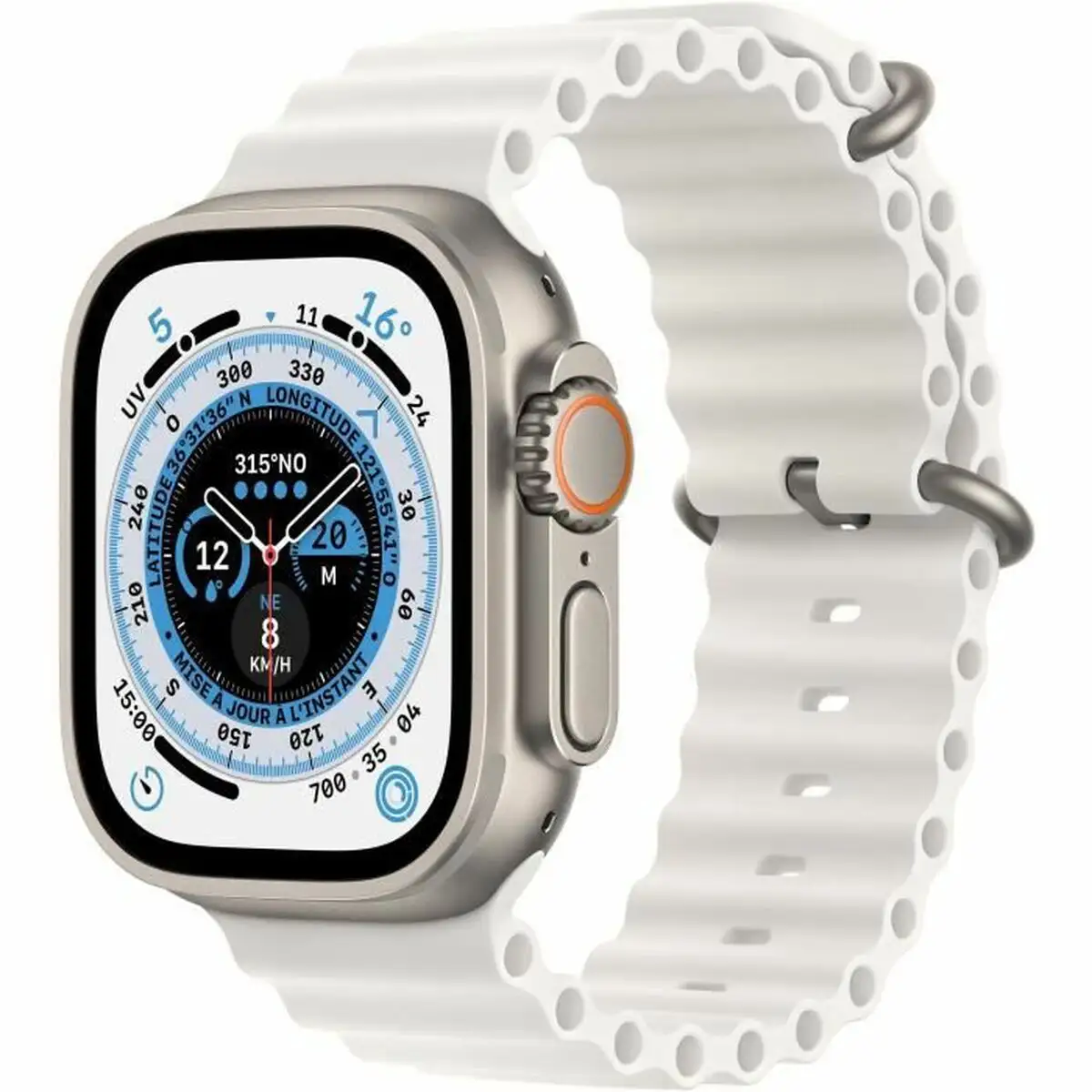 Montre intelligente apple watch ultra blanc 49 mm_5017. DIAYTAR SENEGAL - Là où Chaque Clic Compte. Parcourez notre boutique en ligne et laissez-vous guider vers des trouvailles uniques qui enrichiront votre quotidien.