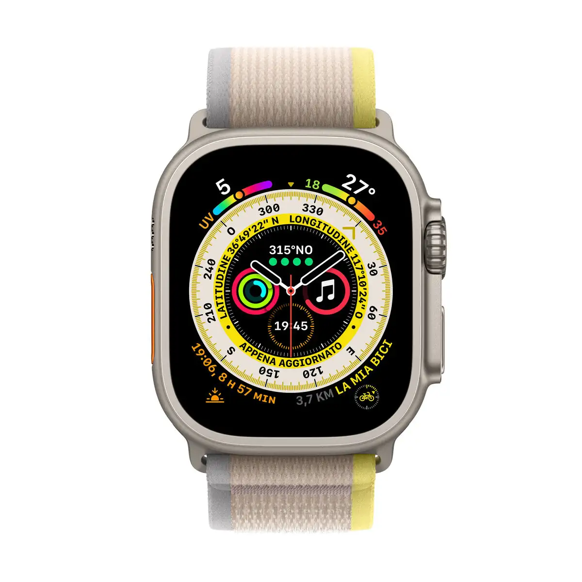 Montre intelligente apple watch ultra lte jaune_8387. DIAYTAR SENEGAL - Où l'Élégance se Mêle à l'Authenticité. Naviguez à travers notre boutique en ligne et choisissez des produits qui incarnent le style et la tradition du Sénégal.