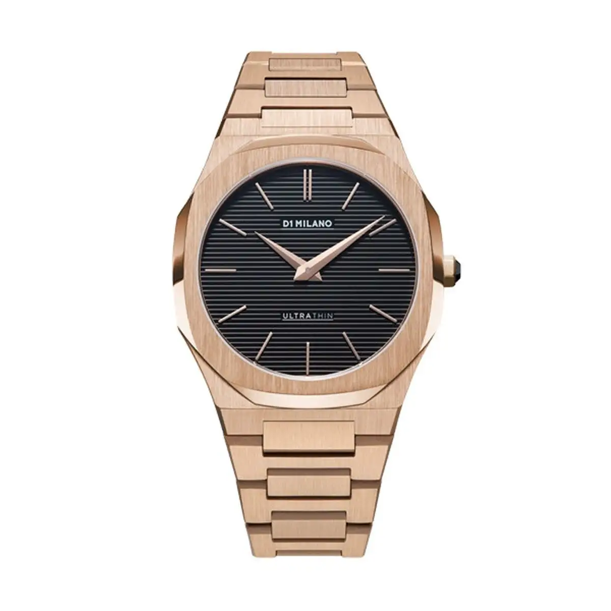 Montre unisexe d1 milano ultra thin rose gold re style edition o 40 mm _1229. DIAYTAR SENEGAL - L'Art de Vivre l'Excellence au Quotidien. Explorez notre gamme et choisissez des produits qui ajoutent une note de prestige à votre vie.