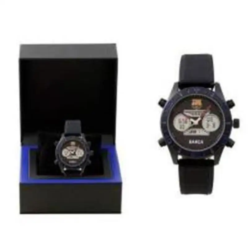 Montre unisexe f c barcelona noir_3372. DIAYTAR SENEGAL - Là où Chaque Achat a du Sens. Explorez notre gamme et choisissez des produits qui racontent une histoire, votre histoire.