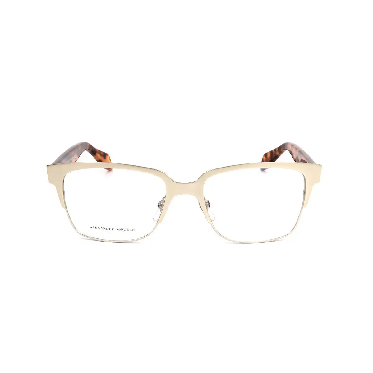 Monture de lunettes femme alexander mcqueen amq 4257 8so dore havana_1579. DIAYTAR SENEGAL - Où Choisir est un Plaisir. Explorez notre boutique en ligne et choisissez parmi des produits de qualité qui satisferont vos besoins et vos goûts.