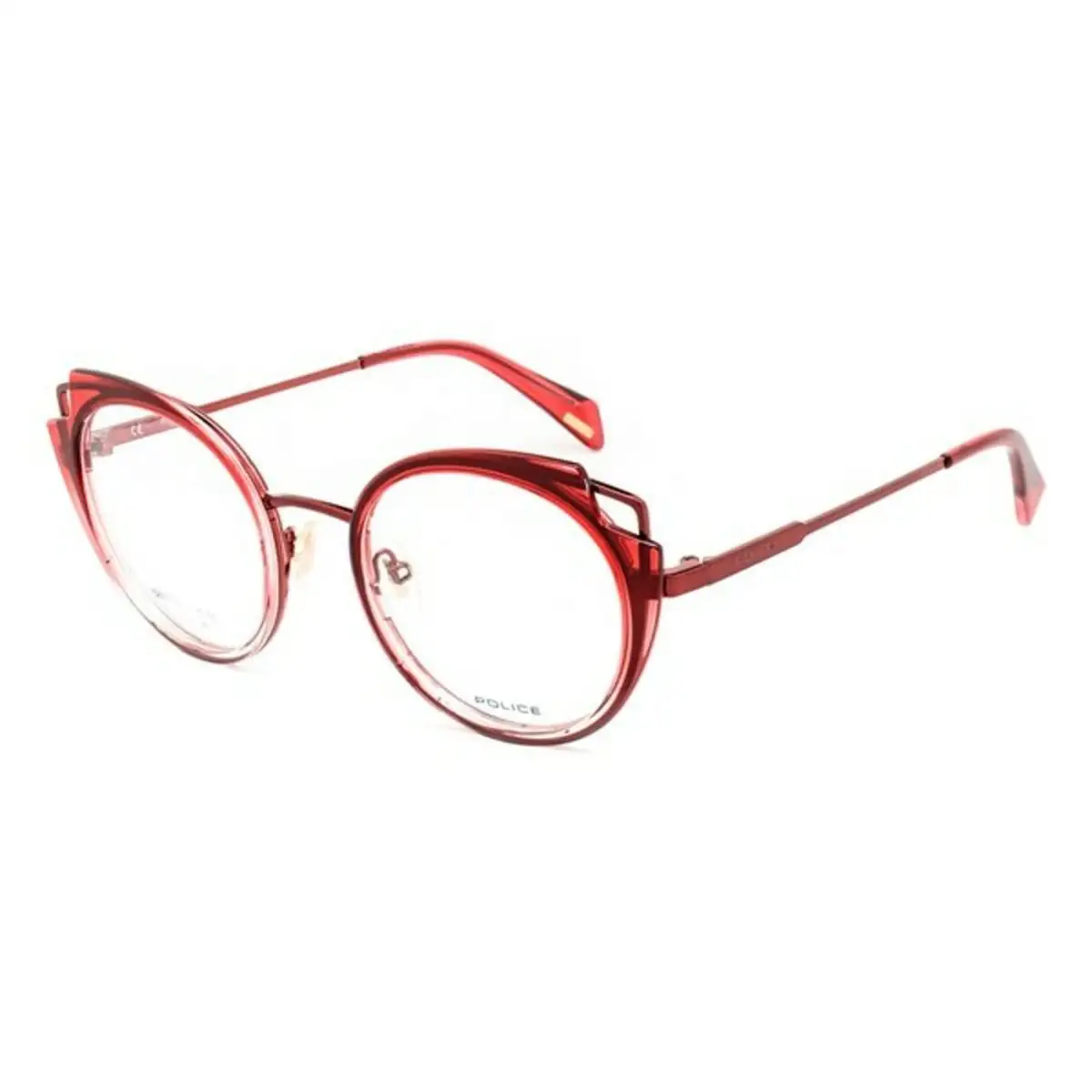 Monture de lunettes femme police vpla0308e6 rouge violet_6454. DIAYTAR SENEGAL - Où Chaque Sélection est une Victoire. Découvrez notre boutique en ligne et trouvez des articles qui vous rendent la vie plus belle, un choix à la fois.