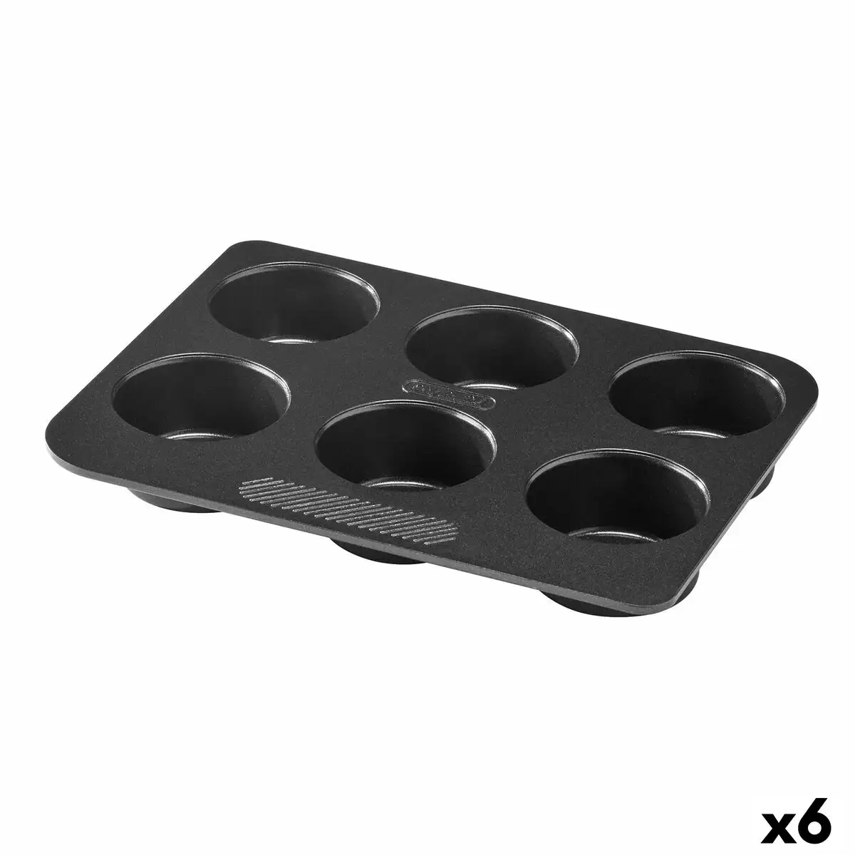 Moule a tartelettes pyrex magic noir 24 x 18 x 3 cm 6 unites _3861. DIAYTAR SENEGAL - Votre Plateforme Shopping Engagée. Explorez notre catalogue et choisissez des produits qui reflètent notre dévouement envers la qualité et la satisfaction du client.