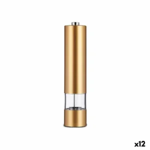 Moulin electrique transparent dore plastique_2323. DIAYTAR SENEGAL - Votre Destinée Shopping Personnalisée. Plongez dans notre boutique en ligne et créez votre propre expérience de shopping en choisissant parmi nos produits variés.