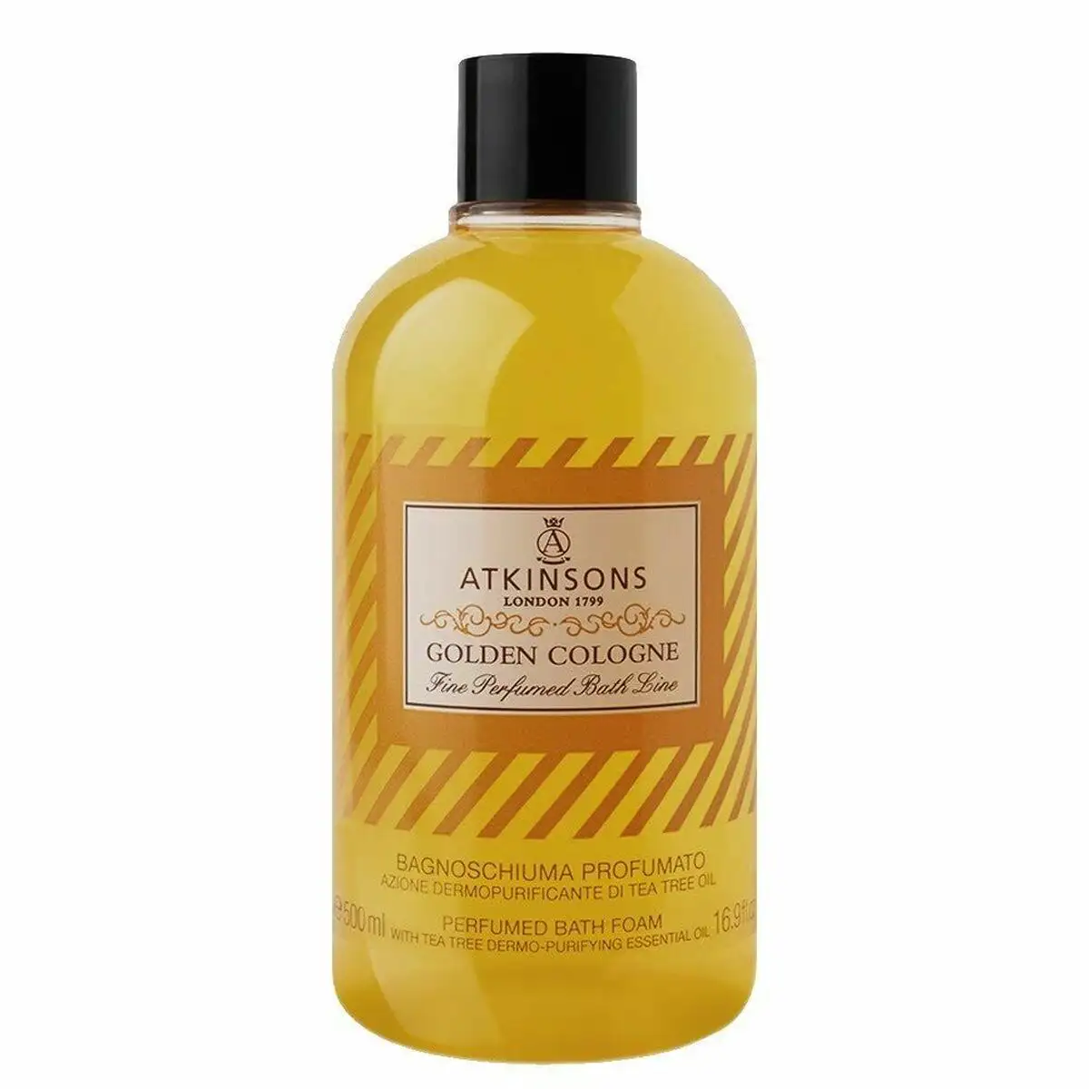 Mousse de bain gold cologne atkinsons 500 ml _7179. DIAYTAR SENEGAL - Là où Chaque Achat a du Sens. Explorez notre gamme et choisissez des produits qui racontent une histoire, du traditionnel au contemporain.