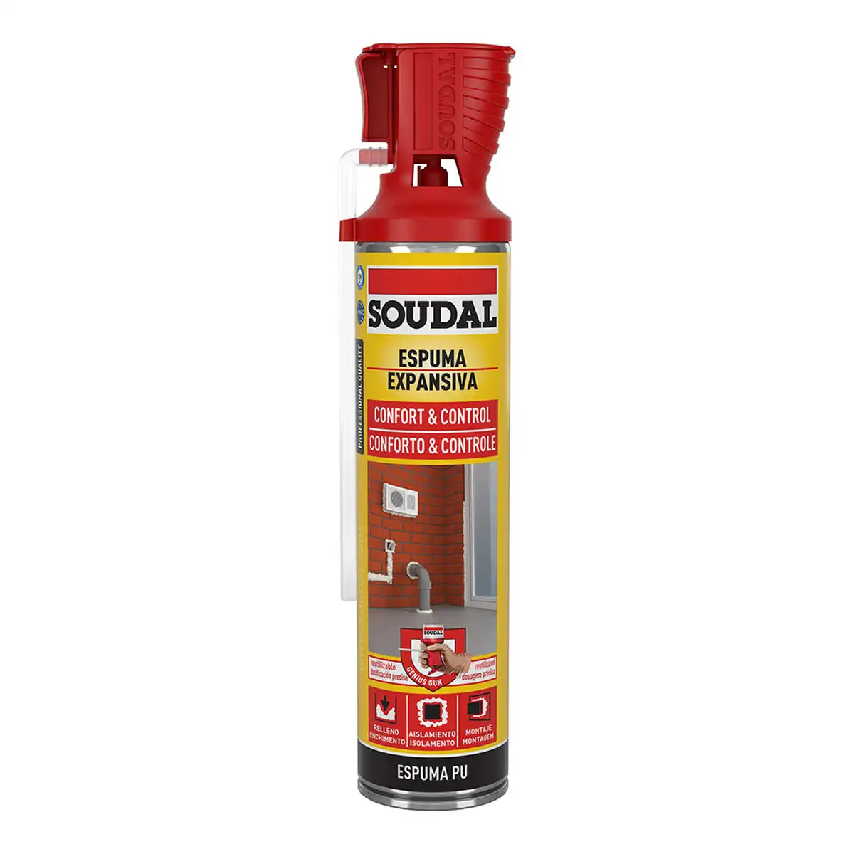 Mousse soudal confort control 123921 polyurethane 600 ml_1419. DIAYTAR SENEGAL - Où Choisir Devient une Expression de Soi. Découvrez notre boutique en ligne et trouvez des articles qui révèlent votre personnalité et votre style.