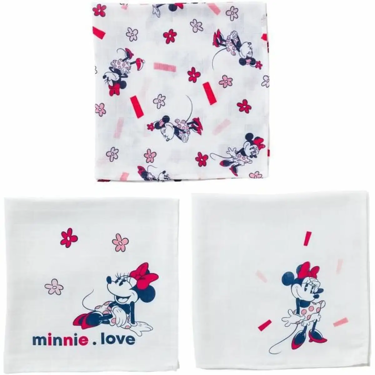 Mousseline disney 60 x 60 cm minnie mouse_2358. Bienvenue chez DIAYTAR SENEGAL - Où Choisir est un Voyage. Plongez dans notre plateforme en ligne pour trouver des produits qui ajoutent de la couleur et de la texture à votre quotidien.