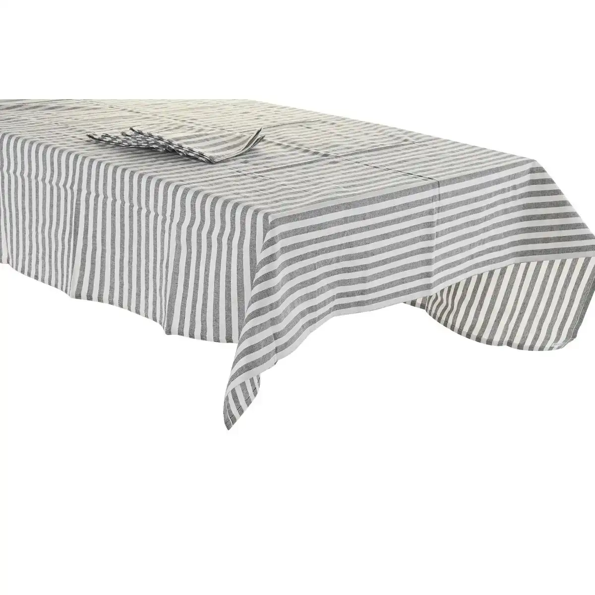 Nappe et serviettes de table dkd home decor 150 x 150 x 0 5 cm gris blanc vert_8716. DIAYTAR SENEGAL - Votre Destination pour un Shopping Réfléchi. Découvrez notre gamme variée et choisissez des produits qui correspondent à vos valeurs et à votre style de vie.