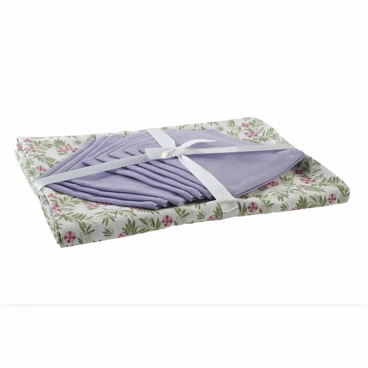 Nappe et serviettes de table dkd home decor 150 x 250 x 0 5 cm blanc vert_5556. DIAYTAR SENEGAL - Votre Portail Vers l'Exclusivité. Explorez notre boutique en ligne pour trouver des produits uniques et exclusifs, conçus pour les amateurs de qualité.