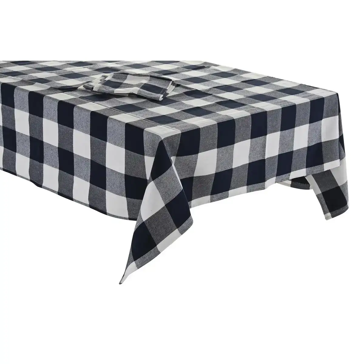 Nappe et serviettes de table dkd home decor 250 x 150 x 0 5 cm bleu blanc_4735. DIAYTAR SENEGAL - Où Chaque Achat Raconte une Histoire. Parcourez notre boutique en ligne pour trouver des articles qui évoquent le savoir-faire et la tradition du Sénégal.
