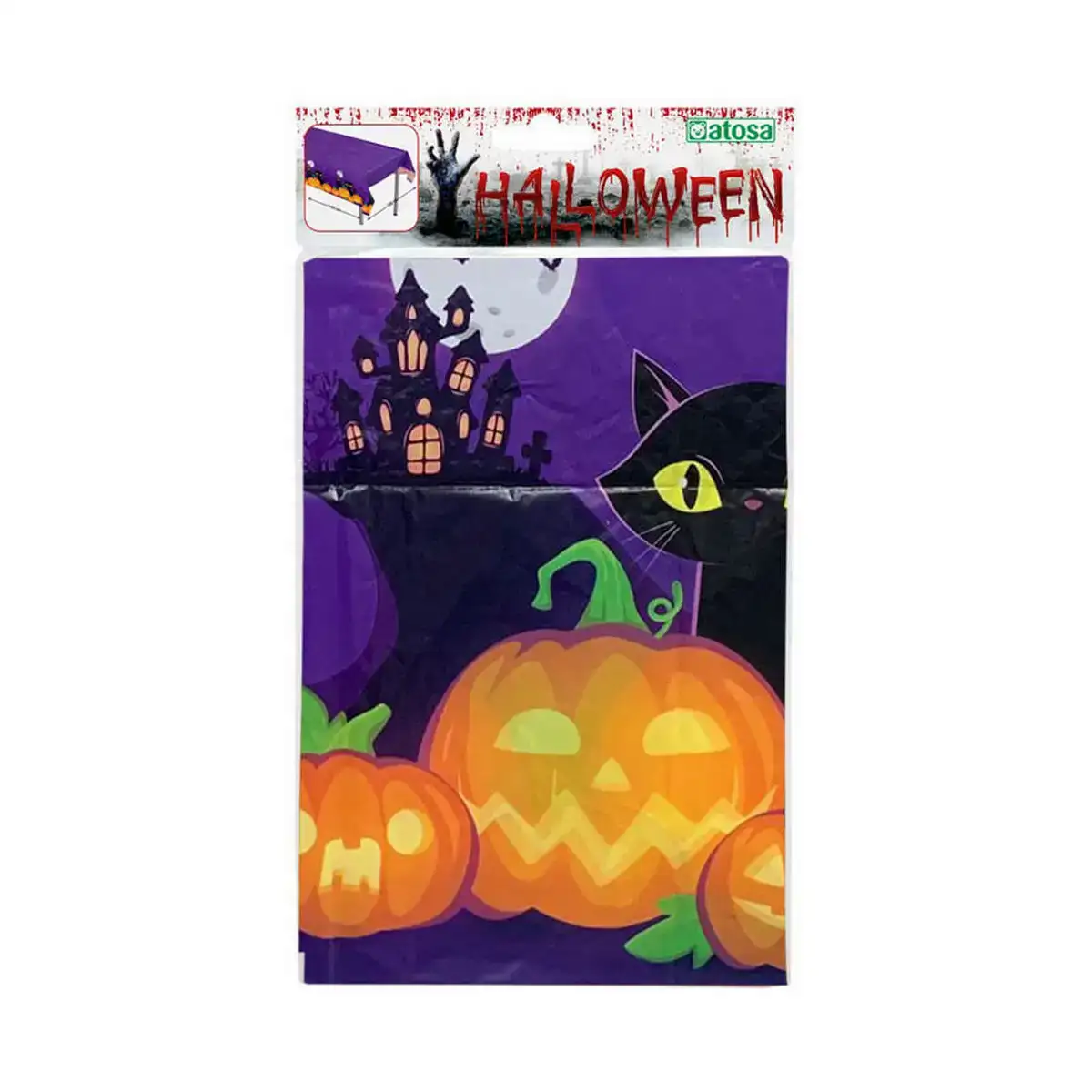 Nappe halloween 183 x 132 cm multicouleur_3096. Bienvenue chez DIAYTAR SENEGAL - Où Chaque Achat Fait une Différence. Découvrez notre gamme de produits qui reflètent l'engagement envers la qualité et le respect de l'environnement.