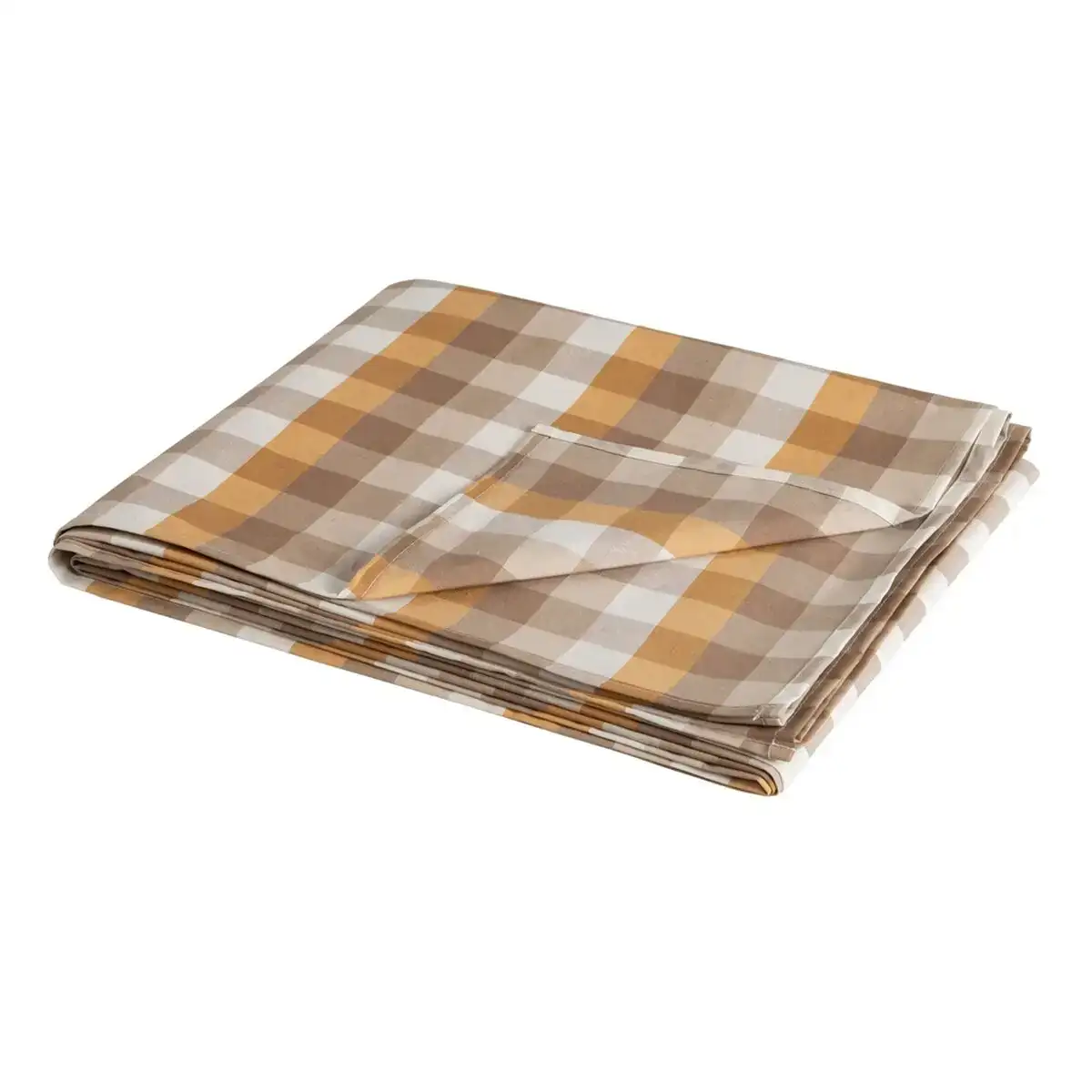 Nappe polyester ocre 100 coton 140 x 240 cm_6232. DIAYTAR SENEGAL - Là où la Tradition Devient Tendance. Naviguez à travers notre boutique en ligne et choisissez des produits qui allient l'authenticité au contemporain.