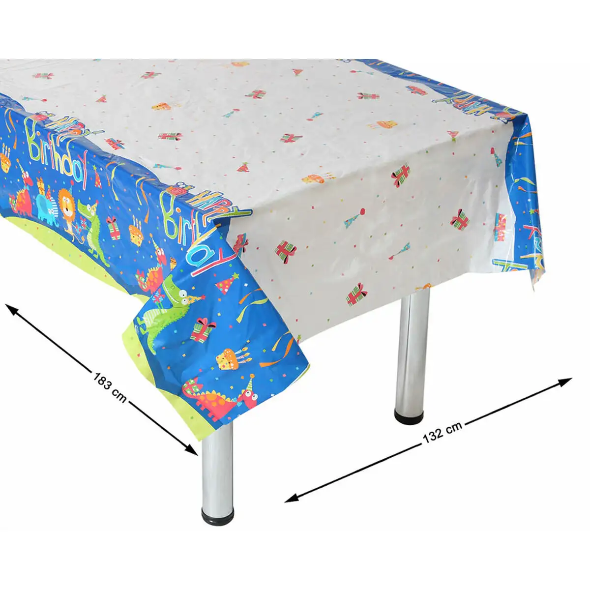 Nappe pour fetes pour enfants multicouleur animaux_8078. Bienvenue chez DIAYTAR SENEGAL - Où Choisir Rime avec Découvrir. Plongez dans notre catalogue et trouvez des produits qui révèlent la diversité et la richesse culturelle du Sénégal.