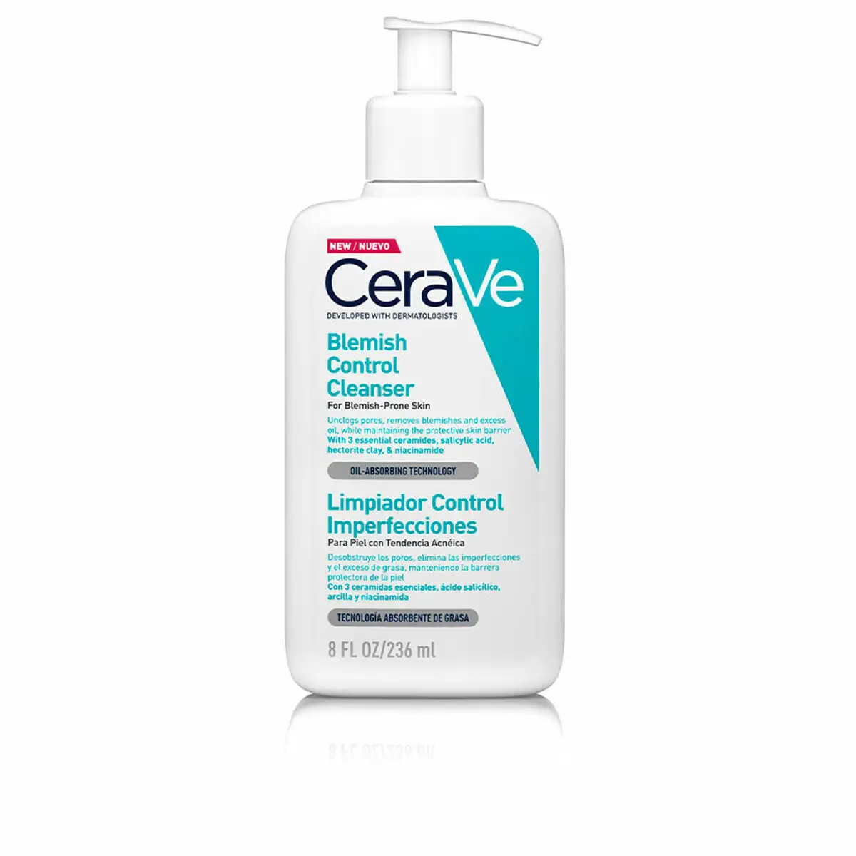 Nettoyant visage cerave blemish 236 ml_2498. DIAYTAR SENEGAL - Votre Oasis de Shopping en Ligne. Explorez notre boutique et découvrez des produits qui ajoutent une touche de magie à votre quotidien.