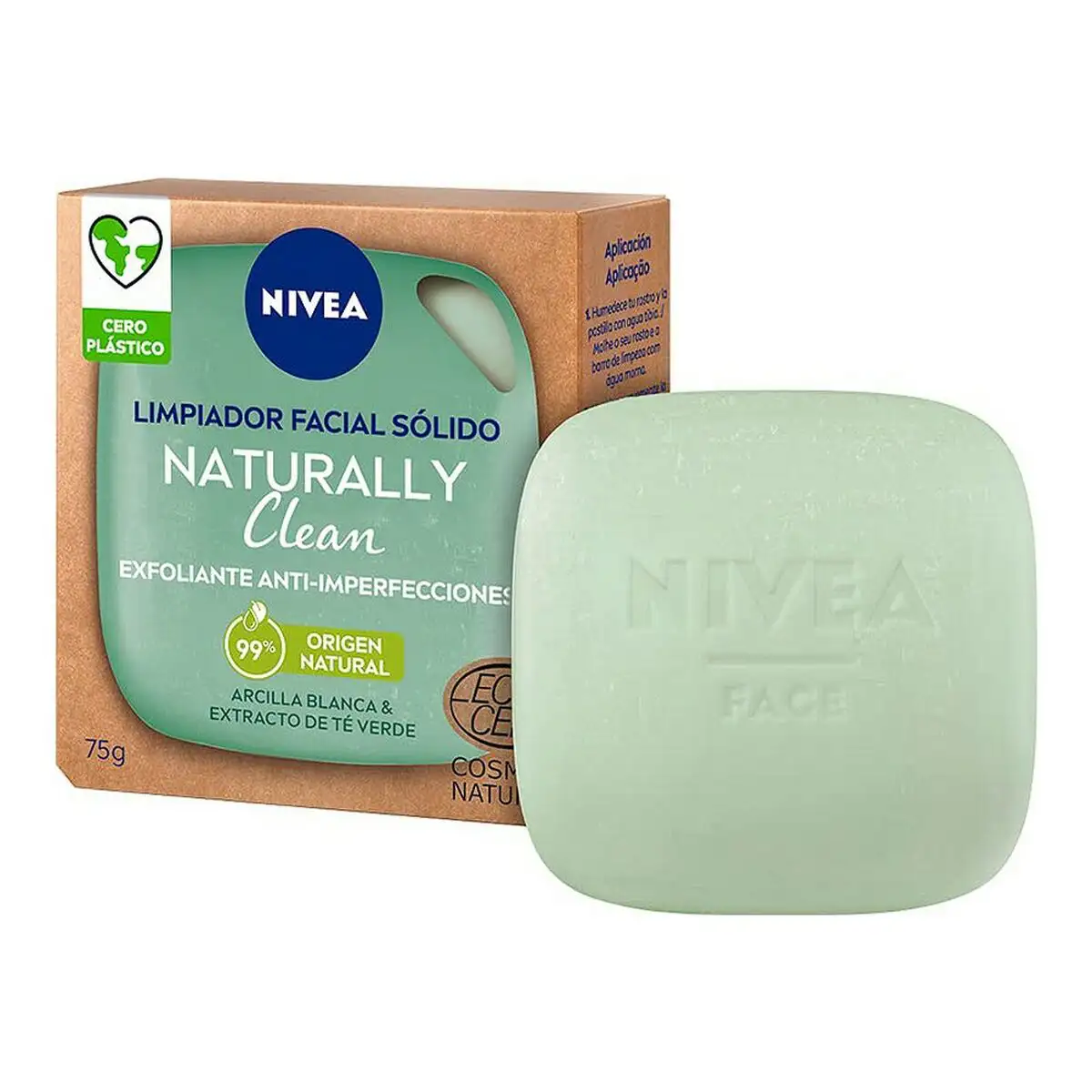 Nettoyant visage naturally clean nivea solide exfoliant anti imperfections 75 g _4545. DIAYTAR SENEGAL - Où la Qualité est Notre Engagement. Explorez notre boutique en ligne pour découvrir des produits conçus pour vous apporter satisfaction et plaisir.