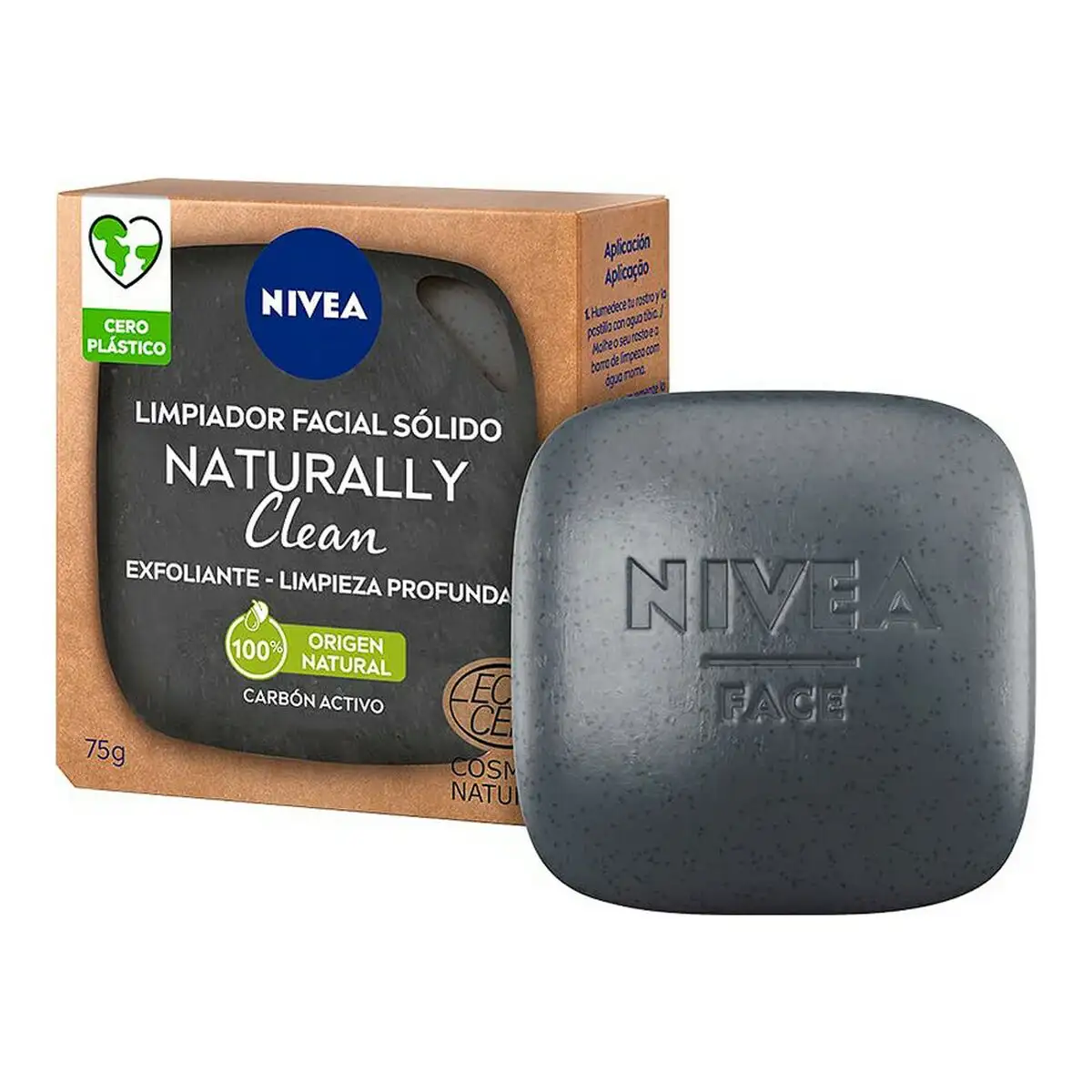 Nettoyant visage naturally clean nivea solide exfoliant charbon actif 75 g _6377. DIAYTAR SENEGAL - Votre Destination pour un Shopping Unique. Parcourez notre catalogue et trouvez des articles qui vous inspirent et vous édifient.