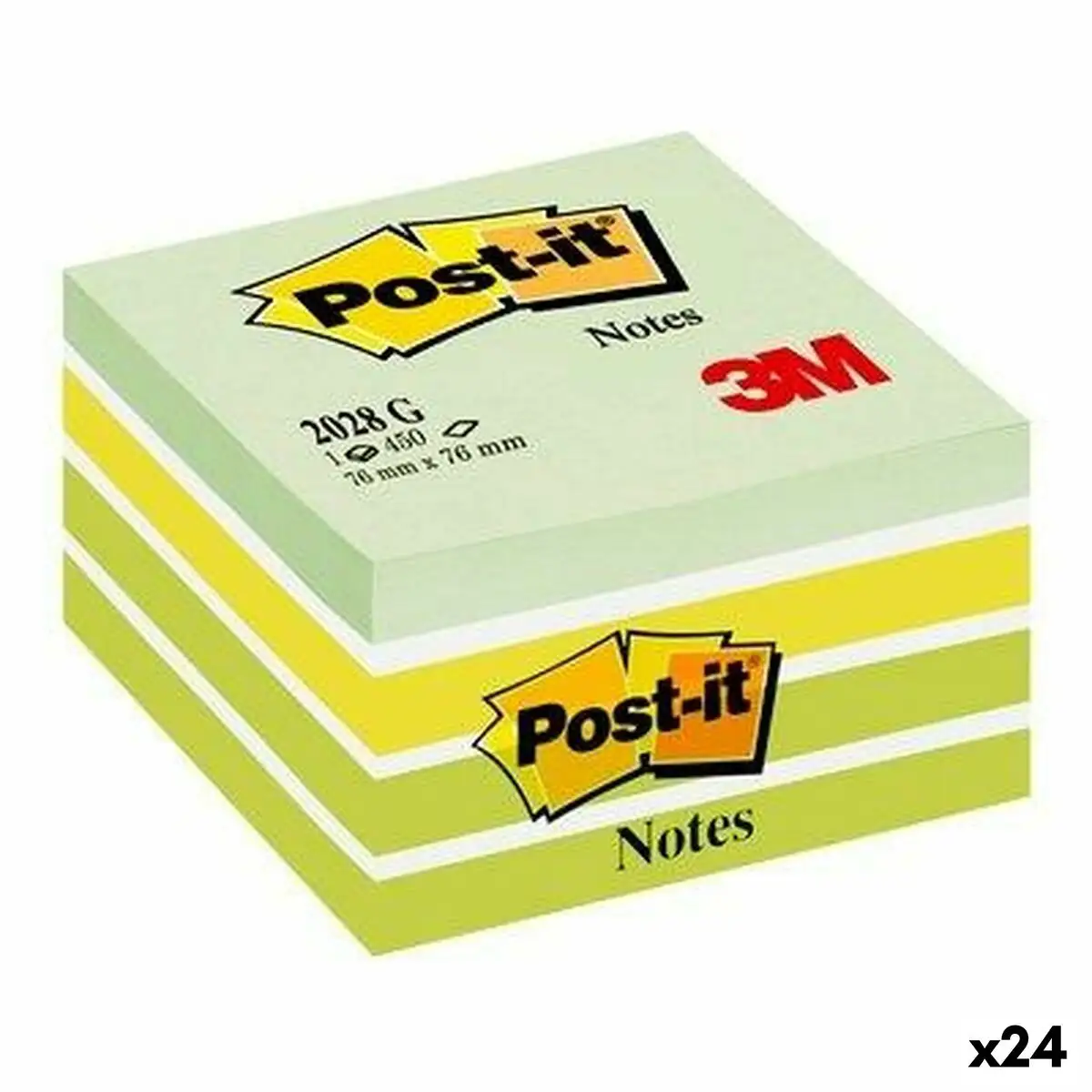 Notes adhesives post it 2028g 76 x 76 mm vert 24 unites _9935. DIAYTAR SENEGAL - Votre Portail vers l'Extraordinaire. Parcourez nos collections et découvrez des produits qui vous emmènent au-delà de l'ordinaire, créant une expérience de shopping mémorable.