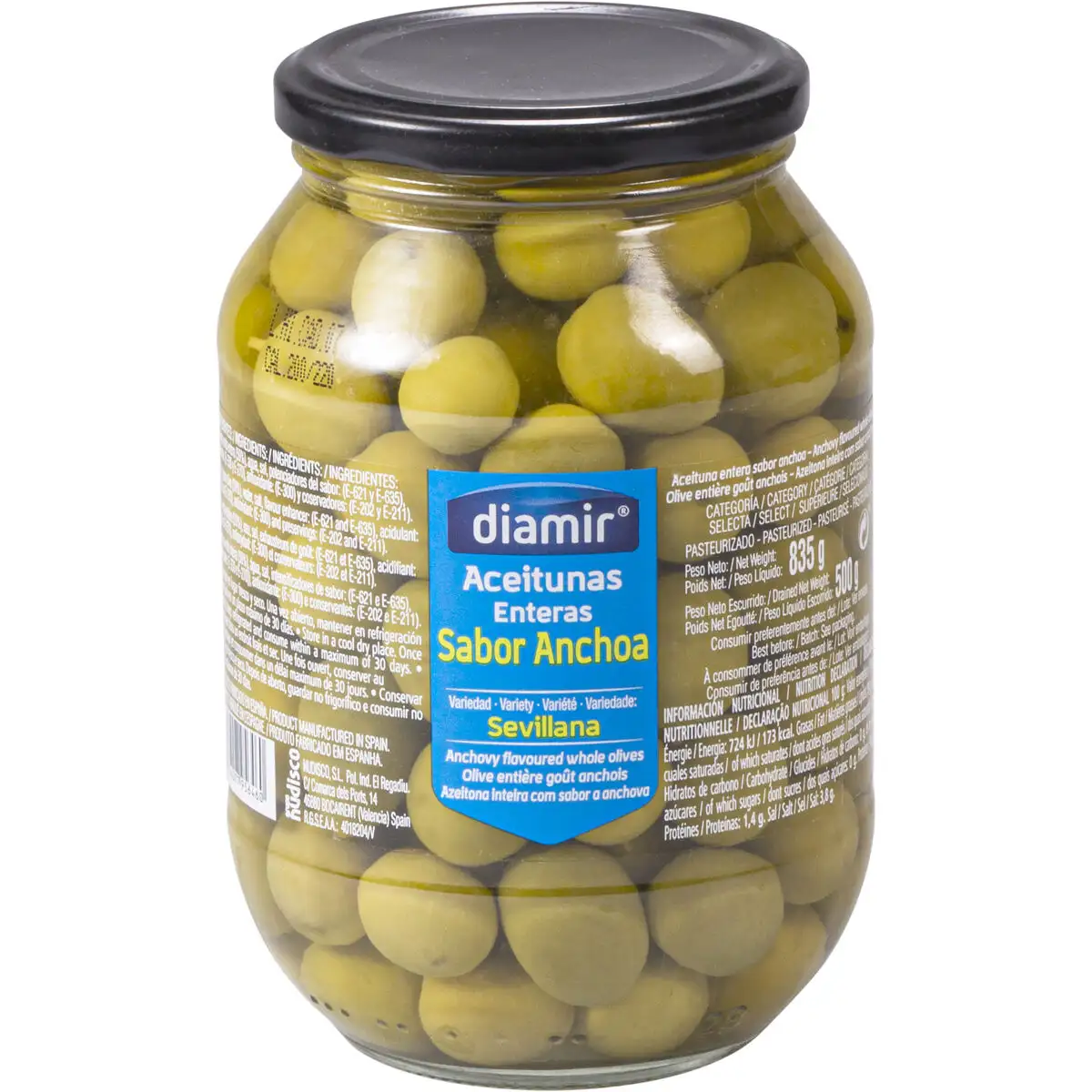 Olives diamir 835 ml farcies d anchois_6993. Entrez dans DIAYTAR SENEGAL - Où Chaque Détail Compte. Explorez notre boutique en ligne pour trouver des produits de haute qualité, soigneusement choisis pour répondre à vos besoins et vos désirs.