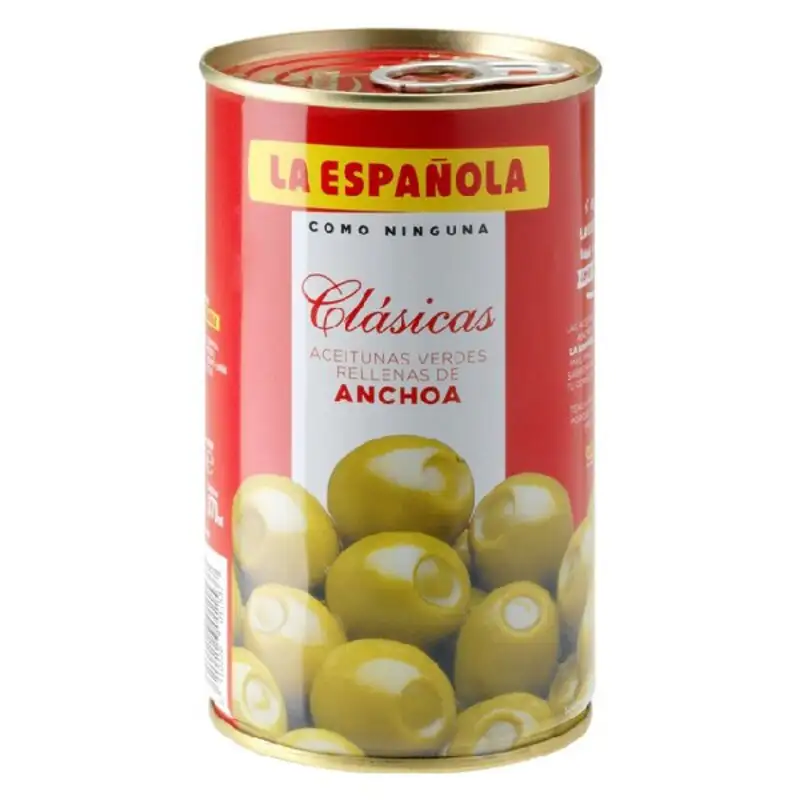 Olives la espanola farci d anchois 150 g _9701. DIAYTAR SENEGAL - Où Choisir Devient une Découverte. Explorez notre boutique en ligne et trouvez des articles qui vous surprennent et vous ravissent à chaque clic.