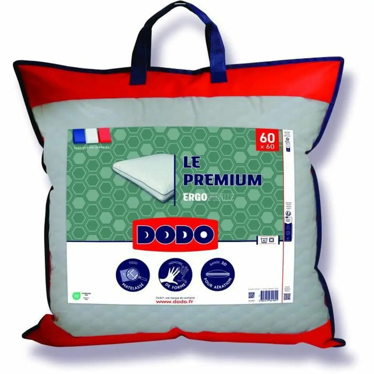 Oreiller dodo the first pillow 60 x 60 cm_4100. DIAYTAR SENEGAL - L'Art de Vivre le Shopping Inspiré. Parcourez notre catalogue et choisissez des produits qui reflètent votre passion pour la beauté et l'authenticité.