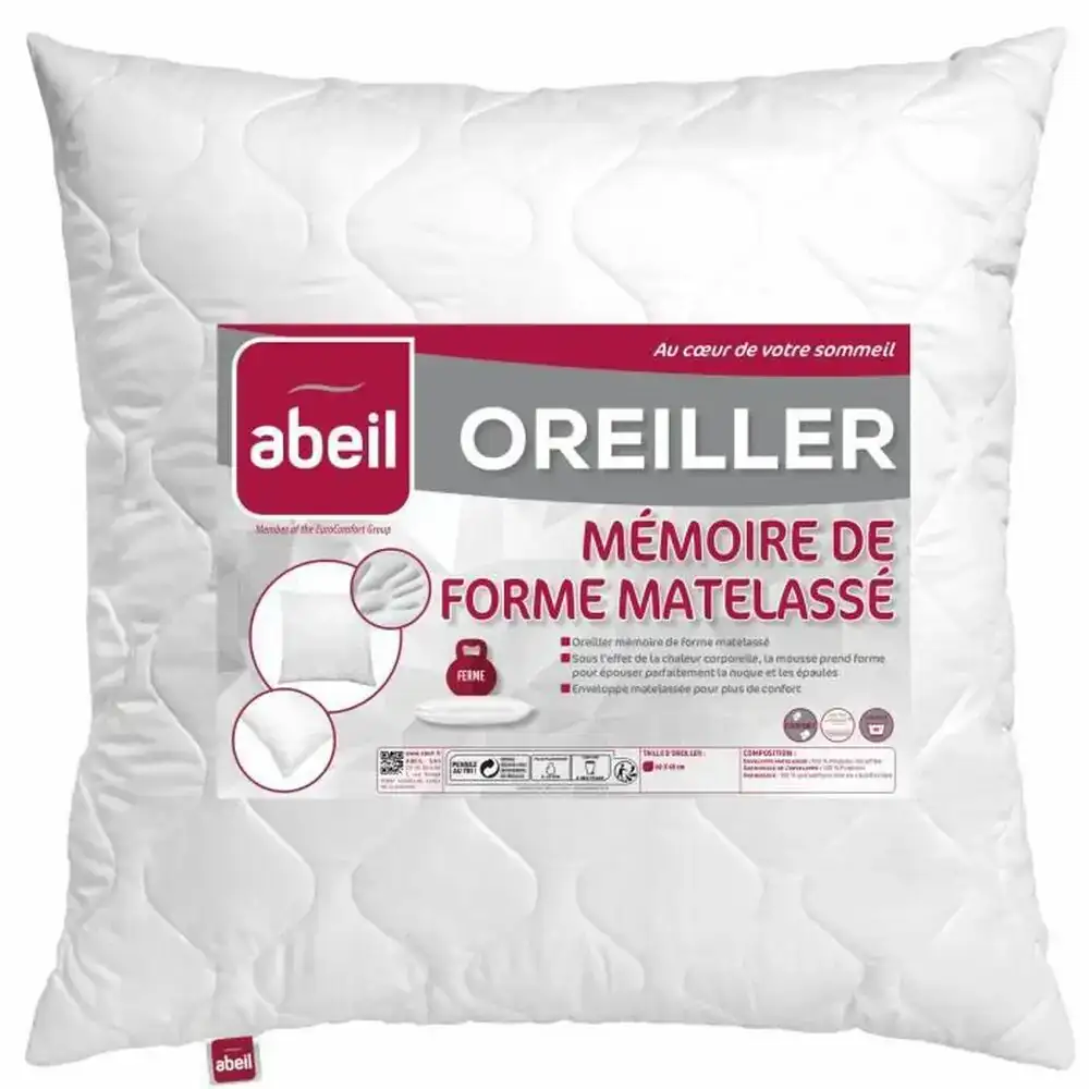 Oreiller en viscoelastique abeil 60 x 60 cm_2305. DIAYTAR SENEGAL - L'Art de Choisir, l'Art de S'émerveiller. Explorez notre boutique en ligne et choisissez des articles qui éveillent votre sens de l'émerveillement.