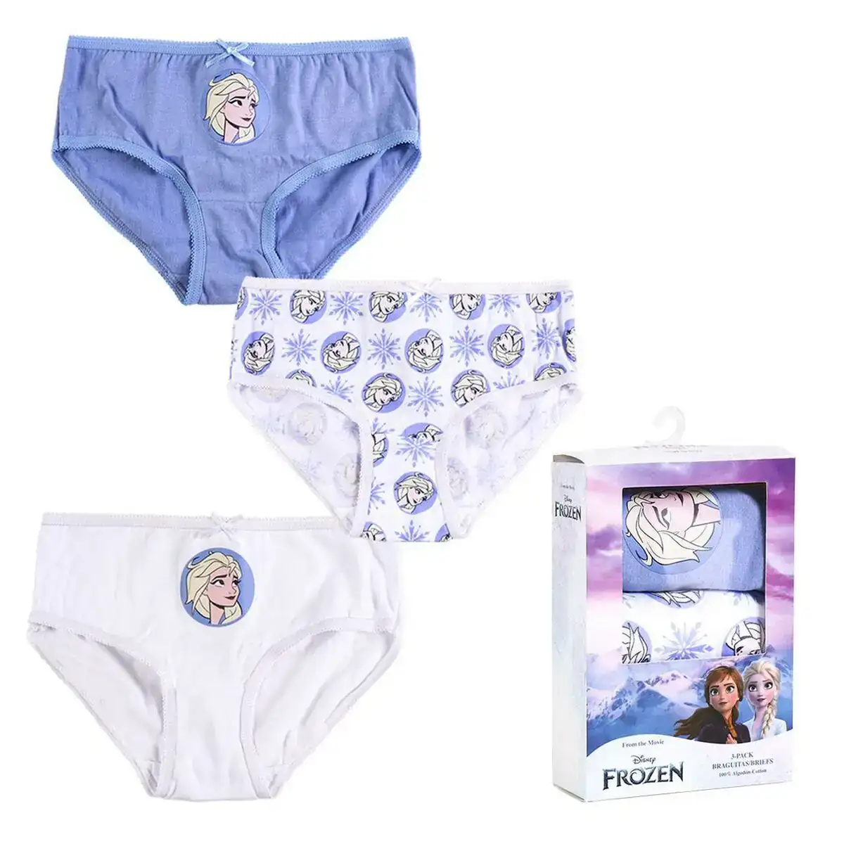 Pack de culottes pour fille frozen 3 unites multicouleur_1192. DIAYTAR SENEGAL - Votre Source de Découvertes Shopping. Découvrez des trésors dans notre boutique en ligne, allant des articles artisanaux aux innovations modernes.