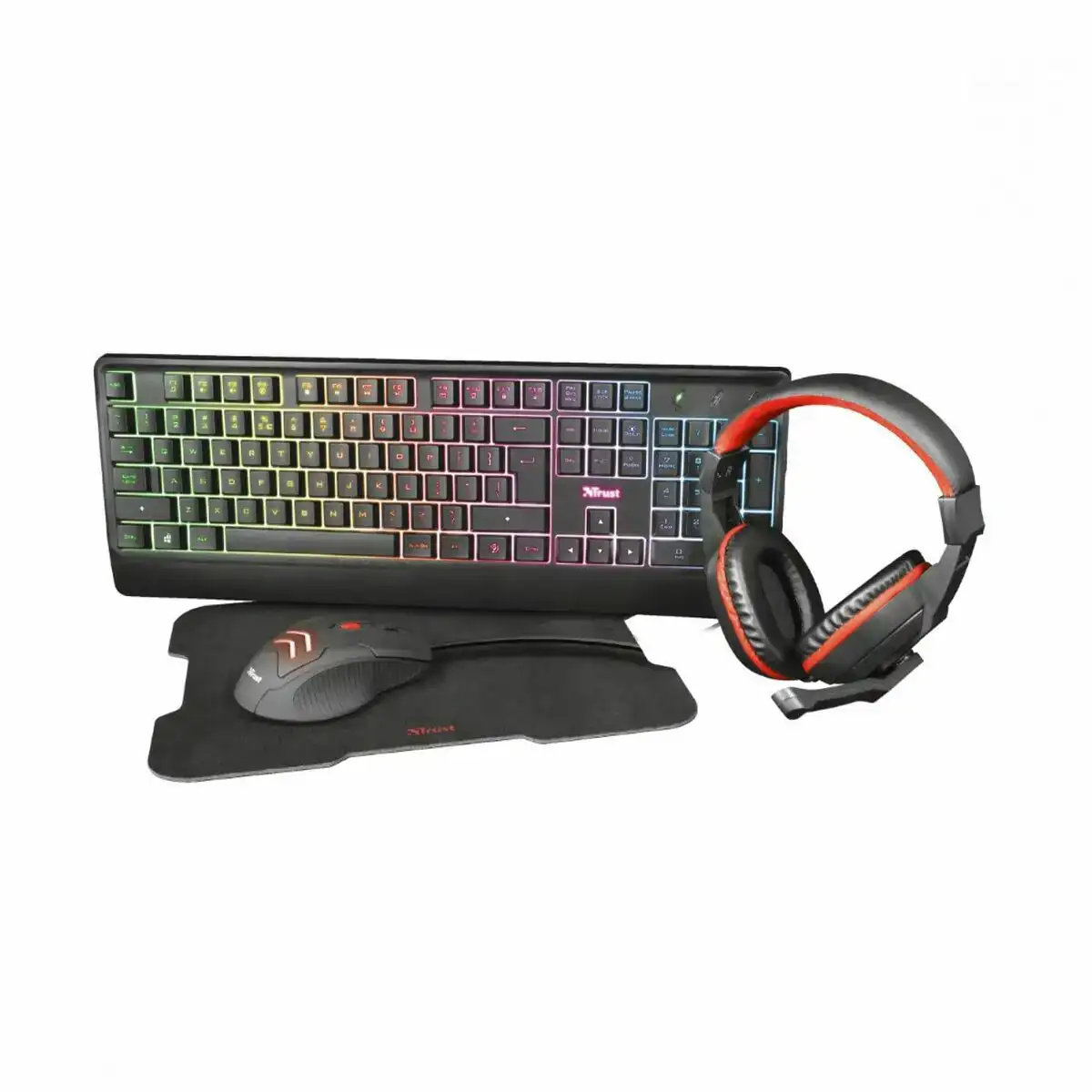 Pack gaming trust 24235 espagnol noir espagnol qwerty qwerty_3062. DIAYTAR SENEGAL - Où Choisir Devient une Découverte. Explorez notre boutique en ligne et trouvez des articles qui vous surprennent et vous ravissent à chaque clic.