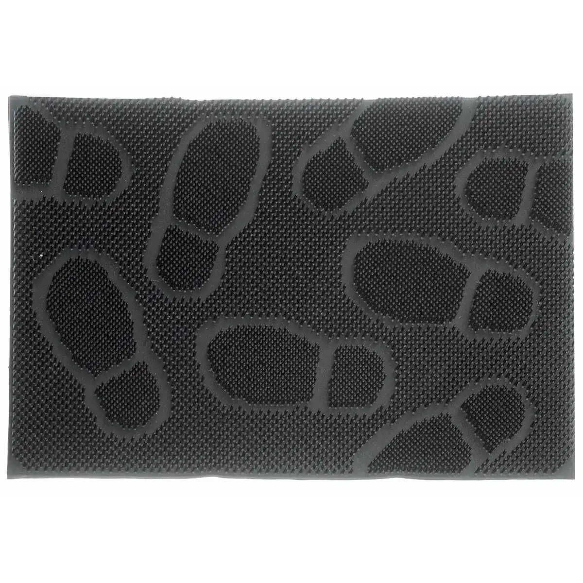 Paillasson pin mat noir caoutchouc 60 x 40 cm_9351. DIAYTAR SENEGAL - Là où Chaque Achat a du Sens. Explorez notre gamme et choisissez des produits qui racontent une histoire, du traditionnel au contemporain.