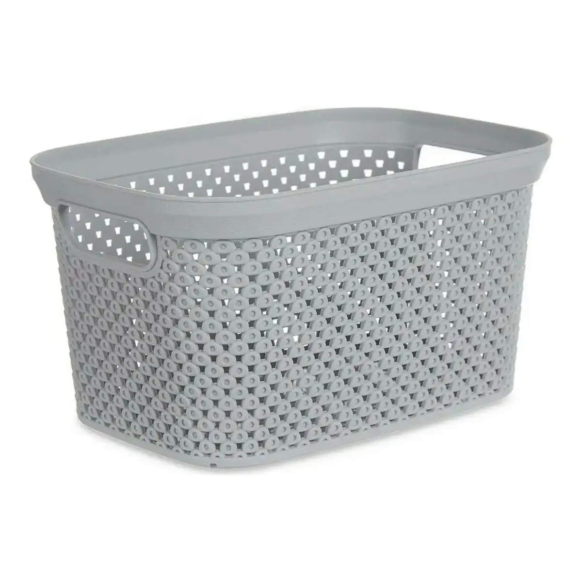 Panier 16 5 x 12 5 x 23 cm gris plastique 3 l_4518. DIAYTAR SENEGAL - Là où Choisir est une Célébration de l'Artisanat. Explorez notre gamme variée et choisissez des produits qui incarnent la tradition et le talent des artisans du Sénégal.