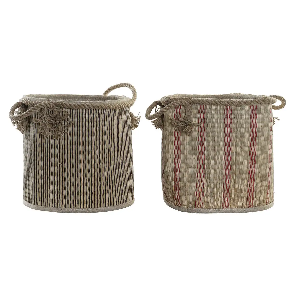 Panier multi usages dkd home decor 30 x 30 x 36 cm jute boho 2 unites _3469. Entrez dans l'Univers de DIAYTAR SENEGAL - Où l'Innovation Rencontre la Tradition. Explorez notre sélection de produits modernes et traditionnels qui incarnent l'esprit dynamique du Sénégal.