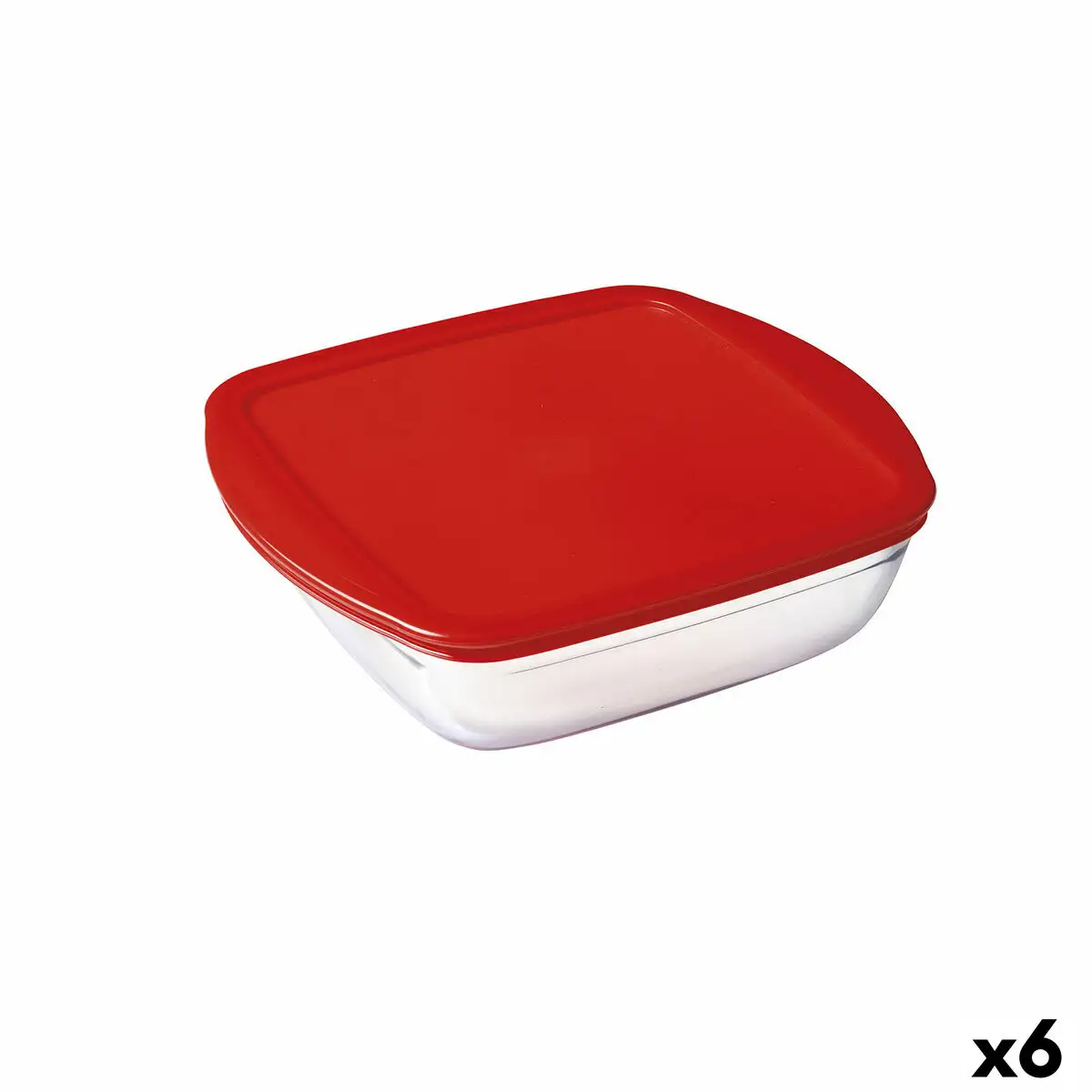 Panier repas carre avec couvercle o cuisine cook store rouge 1 l 20 x 17 x 6 cm silicone verre 6 unites _9851. Entrez dans le Monde Éclectique de DIAYTAR SENEGAL. Explorez nos catégories et dénichez des trésors qui reflètent la richesse et l'authenticité du Sénégal.