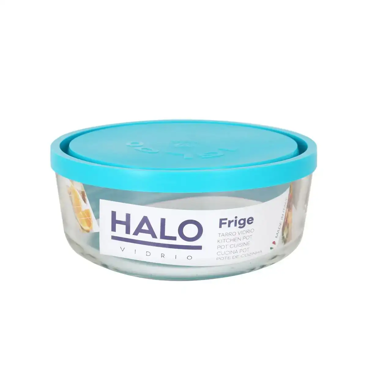 Panier repas rond avec couvercle halo frige 1 47 l o 18 5 x 7 5 cm_8140. DIAYTAR SENEGAL - L'Art de Vivre avec Authenticité. Explorez notre gamme de produits artisanaux et découvrez des articles qui apportent une touche unique à votre vie.