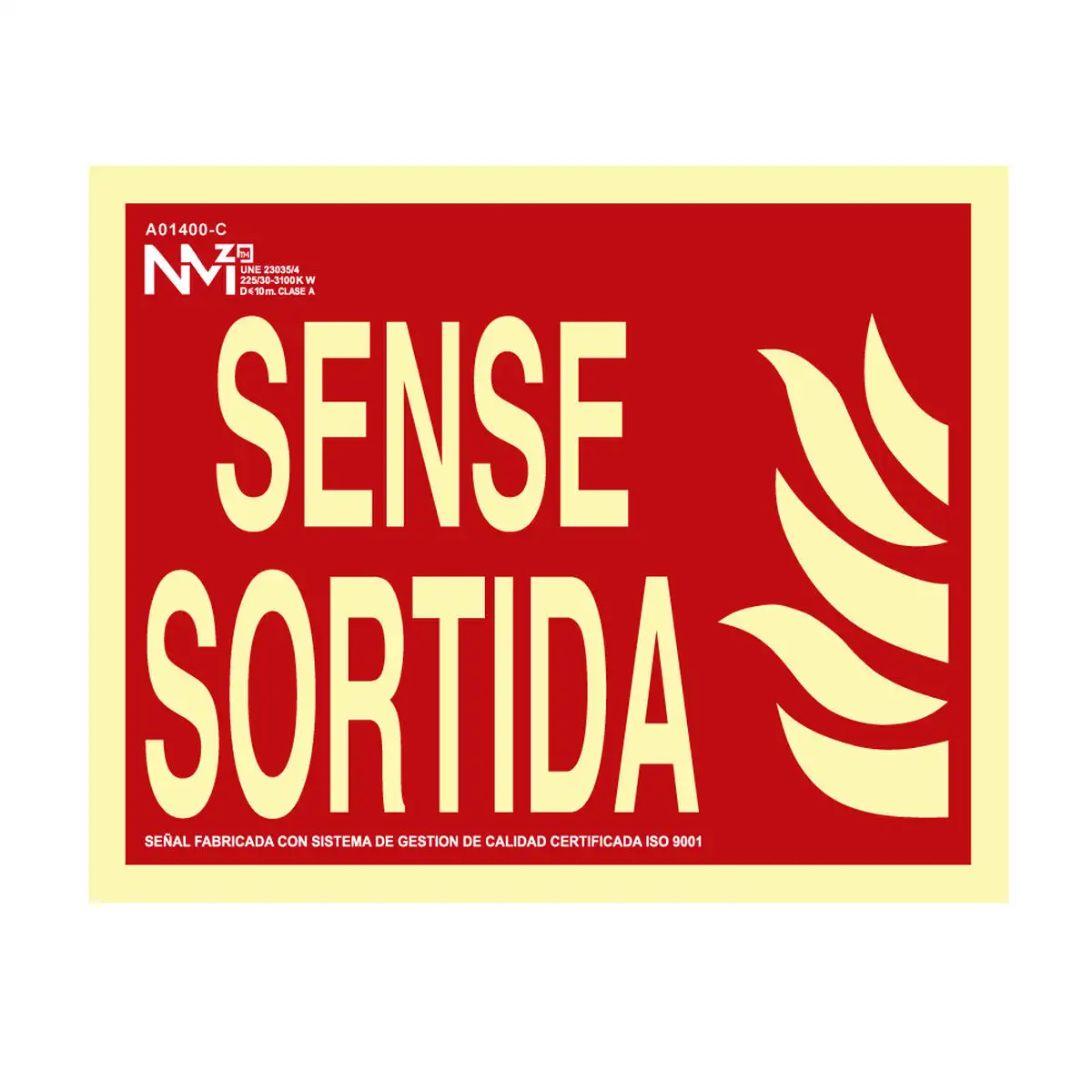 Panneau normaluz sense sortida pvc 30 x 15 cm _9092. Bienvenue sur DIAYTAR SENEGAL - Votre Évasion Shopping Personnalisée. Parcourez notre collection unique et trouvez des articles qui reflètent votre style et votre individualité.