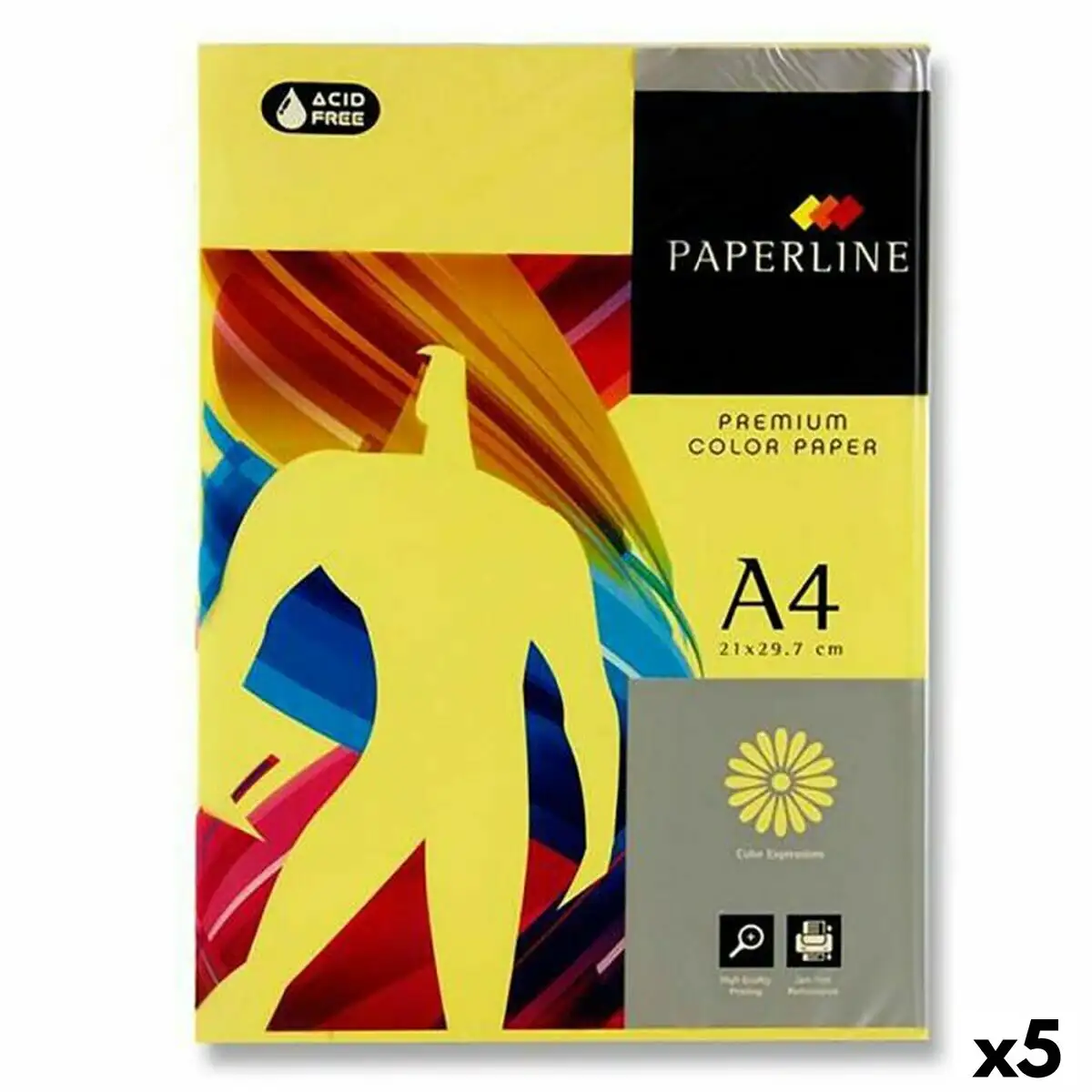 Papier pour imprimante fabrisa paperline premium 80 g m2 jaune a4 500 volets 5 unites _5216. Bienvenue chez DIAYTAR SENEGAL - Où le Shopping Rencontre la Qualité. Explorez notre sélection soigneusement conçue et trouvez des produits qui définissent le luxe abordable.