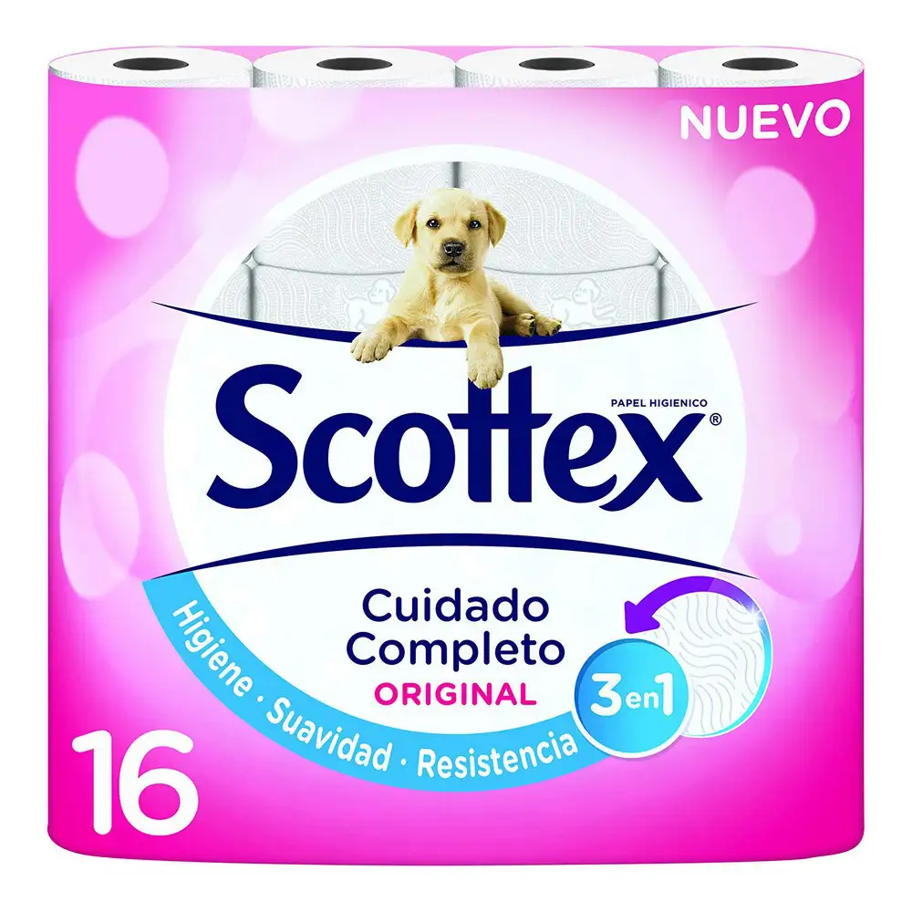 Papier toilette scottex original 16 uds _5367. DIAYTAR SENEGAL - Votre Passage vers l'Exceptionnel. Naviguez à travers notre sélection minutieuse et découvrez des articles qui apportent une touche spéciale à chaque instant de votre vie.