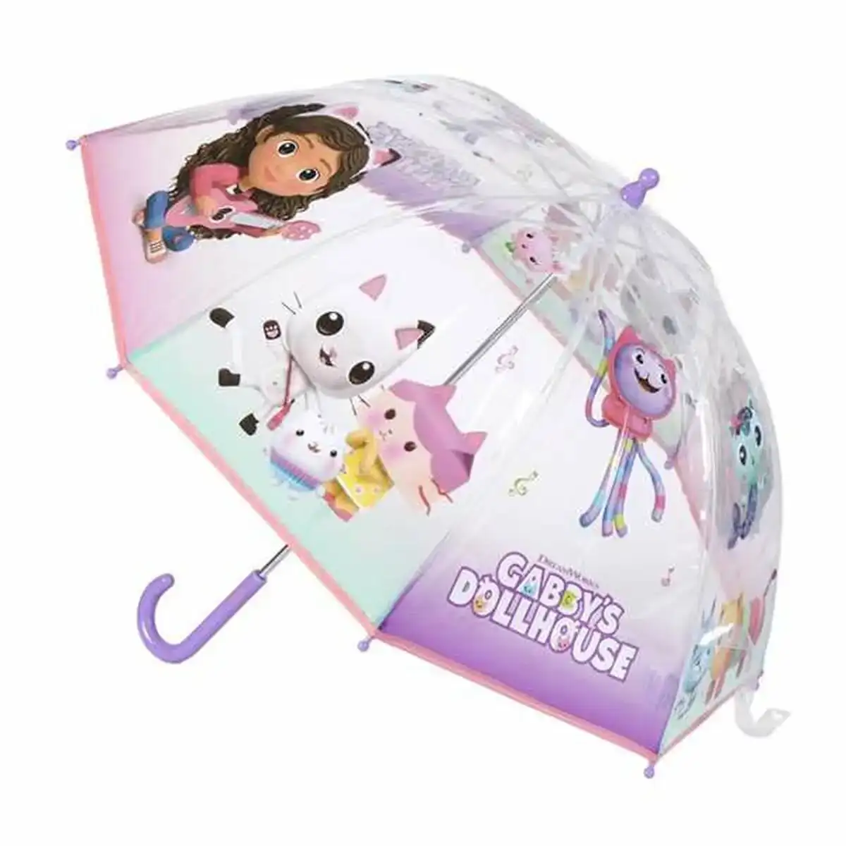 Parapluie gabby s dollhouse o 71 cm 45cm_3521. DIAYTAR SENEGAL - L'Art de Vivre le Shopping Inspiré. Parcourez notre catalogue et choisissez des produits qui reflètent votre passion pour la beauté et l'authenticité.
