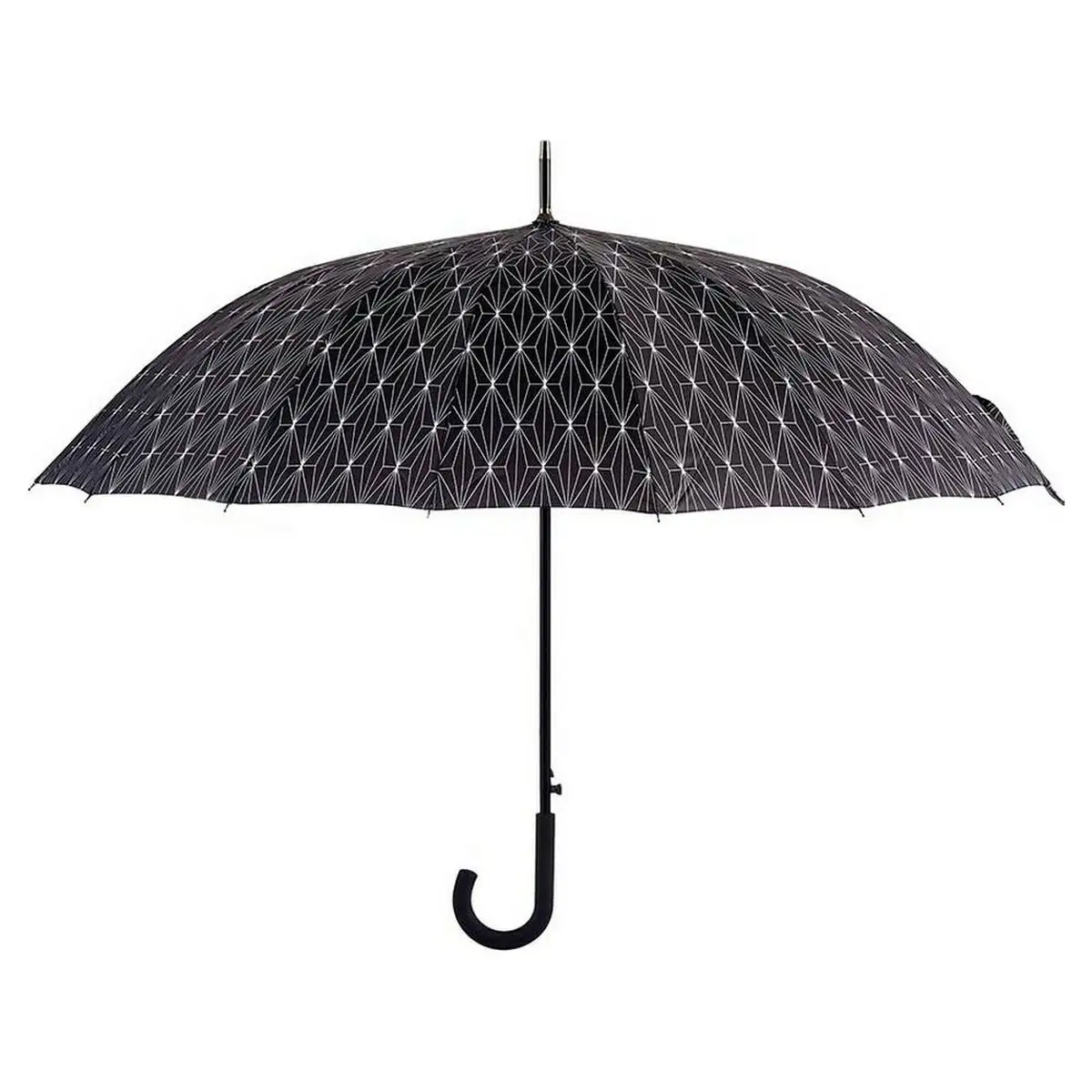 Parapluie imprime rouge gris bleu metal 106 x 106 x 93 cm _2447. DIAYTAR SENEGAL - Votre Escapade Shopping Virtuelle. Explorez notre boutique en ligne et dénichez des trésors qui évoquent la culture et le savoir-faire sénégalais, un clic à la fois.
