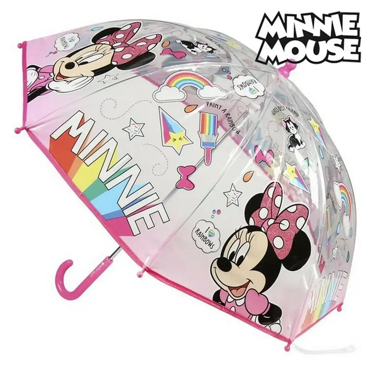 Parapluie minnie mouse 70476 o 71 cm _3999. DIAYTAR SENEGAL - L'Art de Vivre l'Élégance Accessible. Parcourez notre gamme variée et choisissez des produits qui ajoutent une touche de sophistication à votre style.