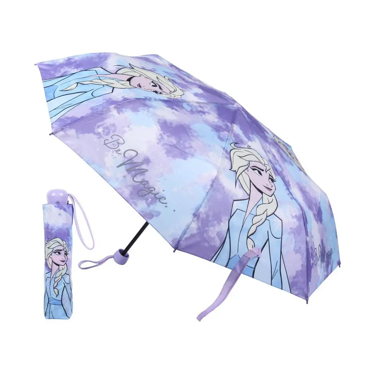 Parapluie pliable frozen violet o 92 cm _4059. DIAYTAR SENEGAL - Là où Chaque Achat Contribue à un Rêve. Naviguez à travers notre boutique en ligne et soutenez des artisans talentueux tout en acquérant des trésors.