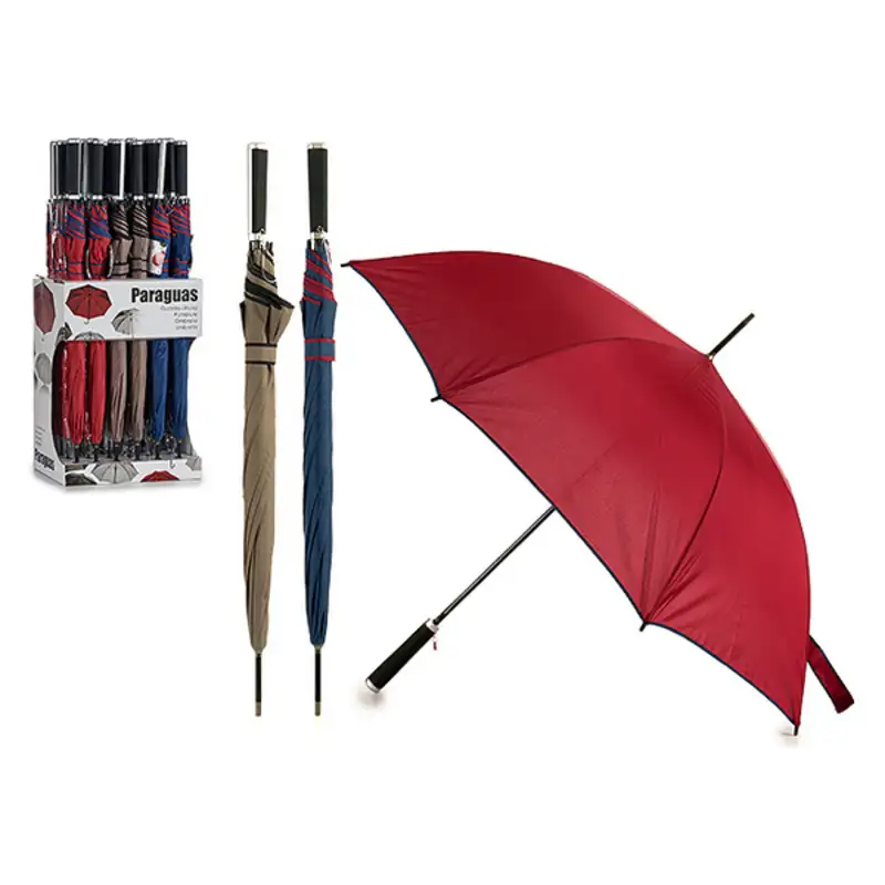 Parapluie rouge bleu marron 5 x 85 x 5 cm_6784. DIAYTAR SENEGAL - Votre Destination Shopping Inspirante. Explorez notre catalogue pour trouver des articles qui stimulent votre créativité et votre style de vie.