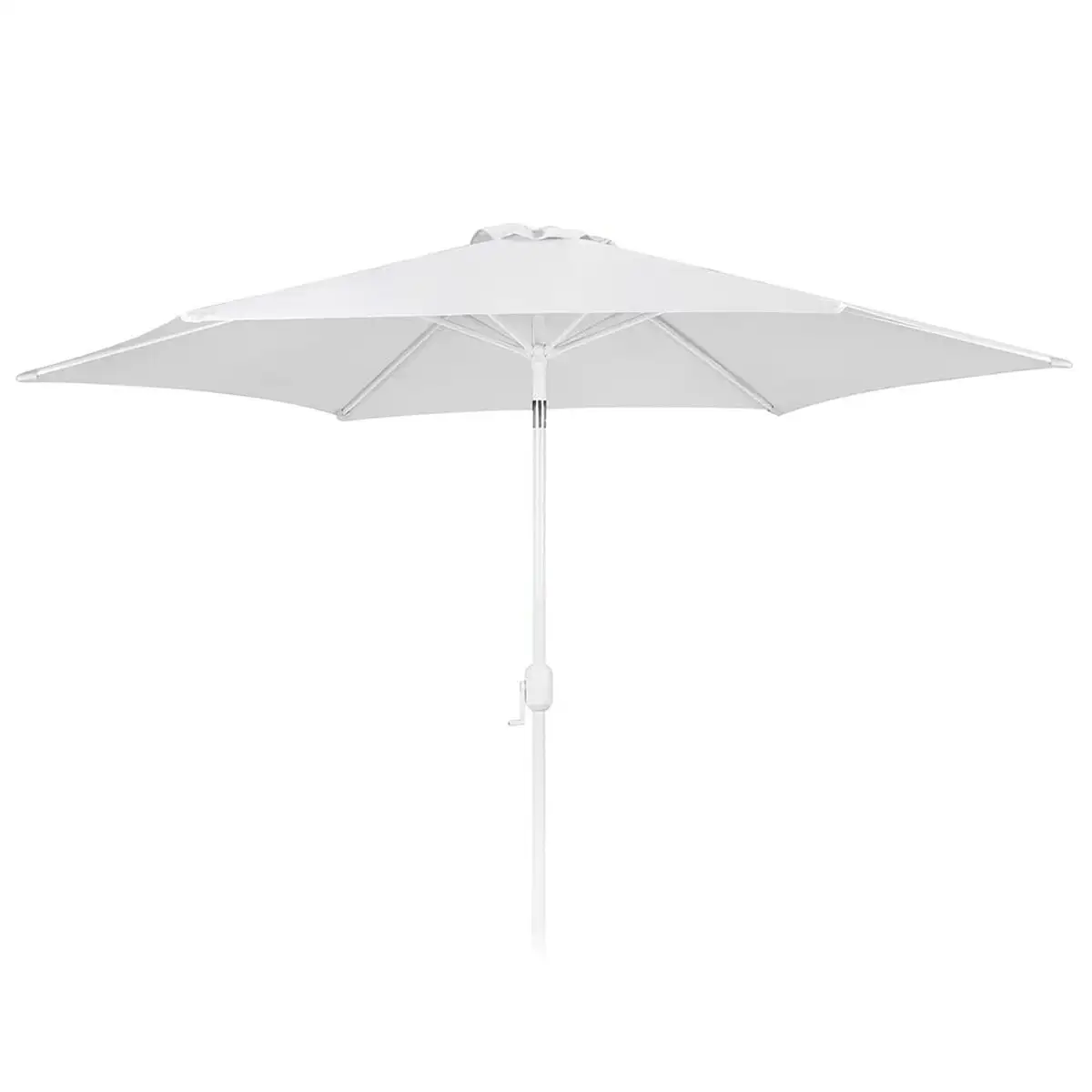 Parasol alba 350 cm aluminium blanc_9634. DIAYTAR SENEGAL - Là où Choisir est une Célébration de l'Artisanat. Explorez notre gamme variée et choisissez des produits qui incarnent la tradition et le talent des artisans du Sénégal.