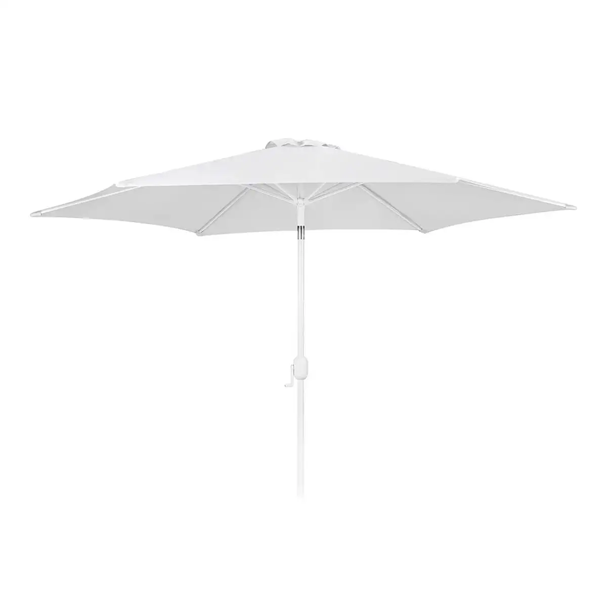 Parasol alba aluminium blanc 300 cm_8164. Plongez dans l'Univers de DIAYTAR SENEGAL - Où la Qualité et la Diversité se rencontrent. Parcourez nos rayons virtuels pour trouver des produits répondant à tous les besoins, du confort de votre foyer.