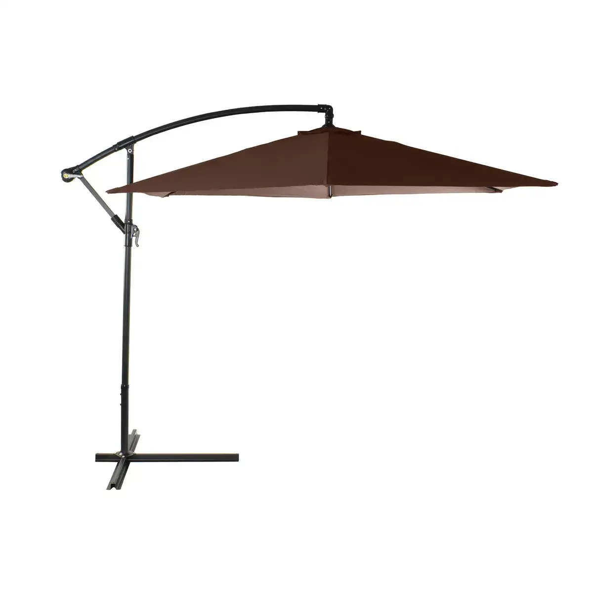 Parasol dkd home decor marron acier aluminium 300 x 300 x 250 cm _7988. DIAYTAR SENEGAL - Là où Choisir est une Affirmation de Style. Naviguez à travers notre boutique en ligne et choisissez des produits qui vous distinguent et vous valorisent.