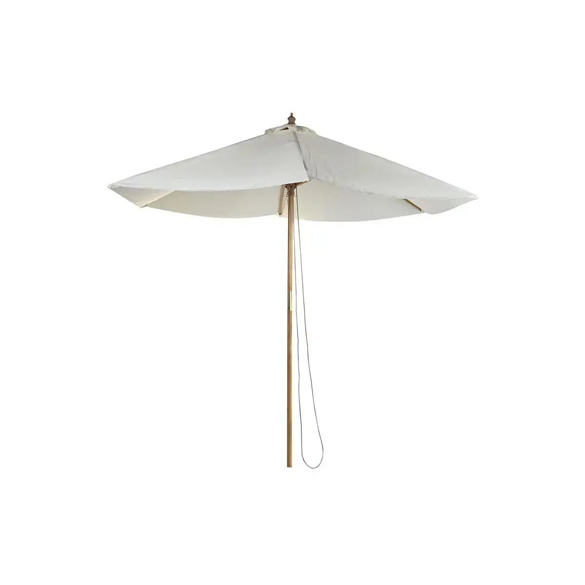 Parasol dkd home decor naturel beige aluminium bambou 300 x 300 x 230 cm _5713. DIAYTAR SENEGAL - Là où la Qualité est Non Négociable. Parcourez notre boutique en ligne pour découvrir des produits qui incarnent le raffinement et l'excellence du Sénégal.