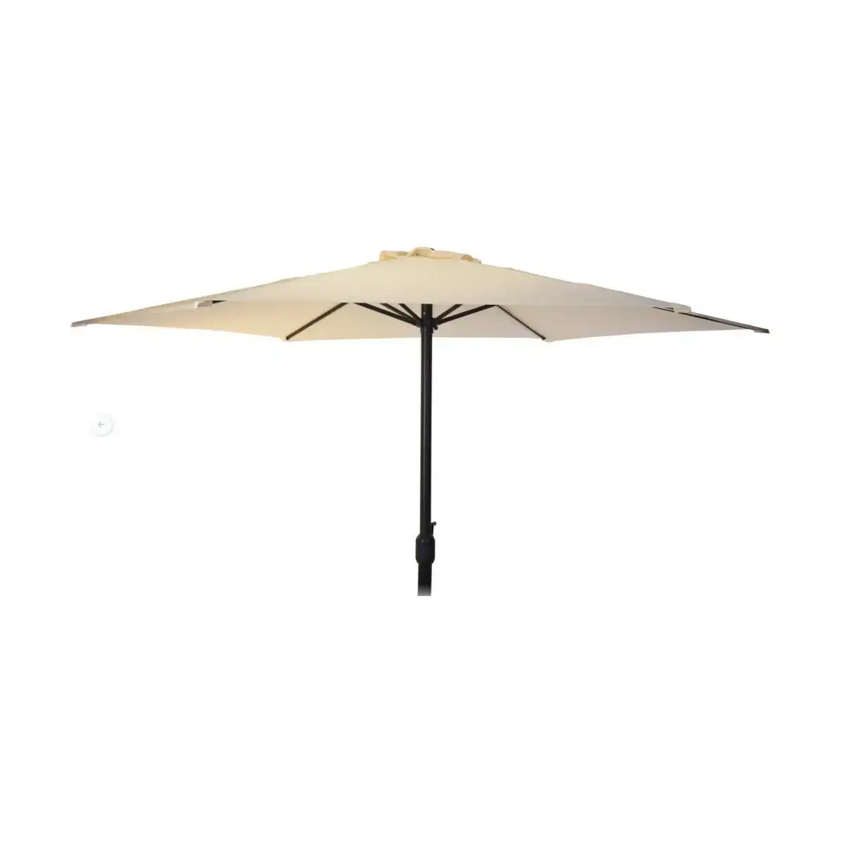 Parasol edm textile gris clair fer_6356. DIAYTAR SENEGAL - Où Choisir est une Célébration de l'Artisanat Local. Découvrez notre boutique en ligne et choisissez des produits qui incarnent la passion des artisans sénégalais.