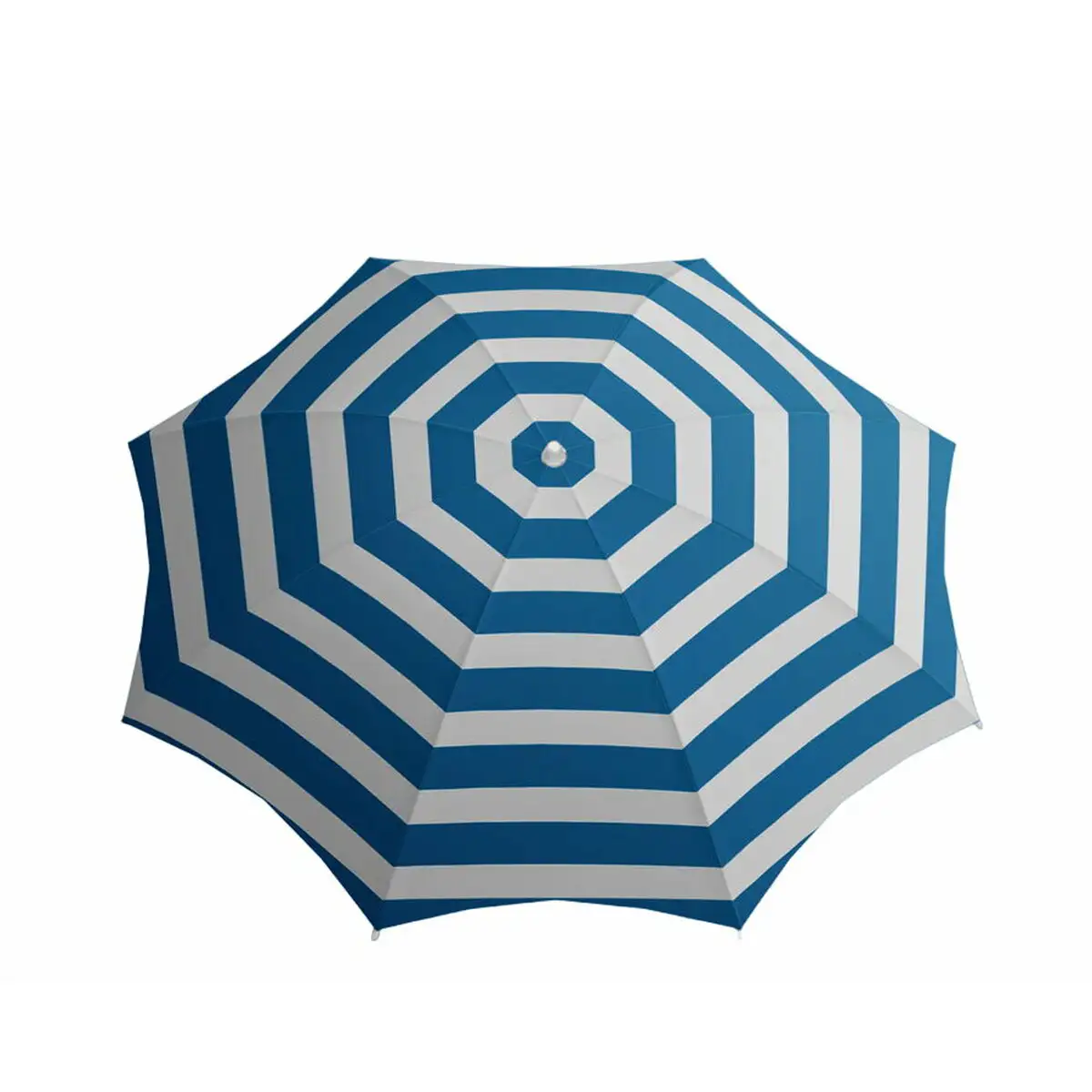Parasol rayures blanc bleu o 200 cm_3962. DIAYTAR SENEGAL - Votre Destination Shopping Incontournable. Parcourez nos rayons virtuels et trouvez des articles qui répondent à tous vos besoins, du quotidien à l'exceptionnel.