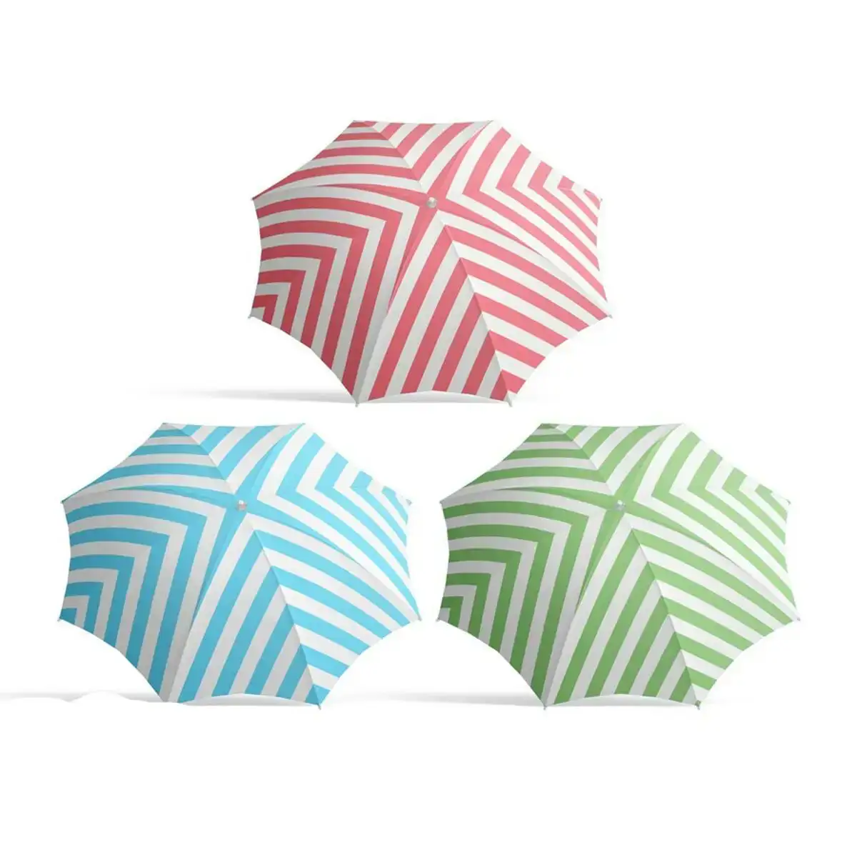 Parasol rayures o 140 cm_1748. DIAYTAR SENEGAL - Votre Paradis Shopping au Cœur du Sénégal. Explorez notre boutique en ligne et découvrez des produits conçus pour enchanter chaque aspect de votre vie.