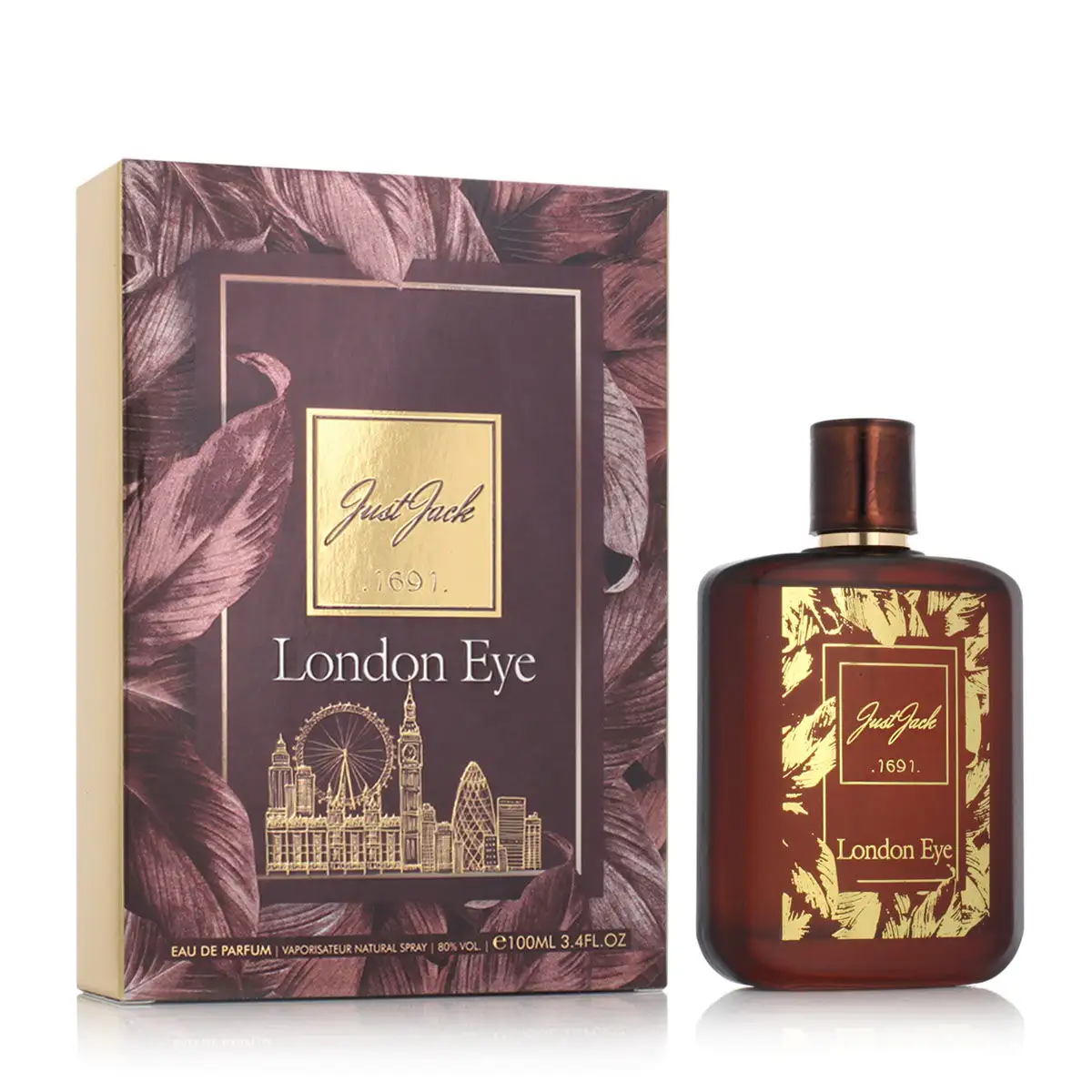 Parfum unisexe just jack edp london eye 100 ml _5977. Entrez dans l'Univers de DIAYTAR SENEGAL - Où Chaque Produit a son Éclat Unique. Explorez notre gamme variée et choisissez des articles qui illuminent votre quotidien.