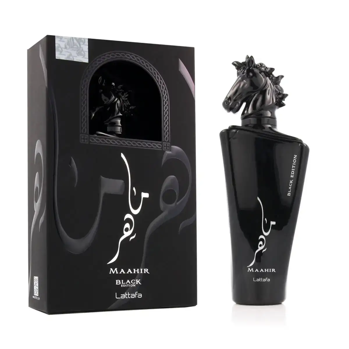 Parfum unisexe lattafa edp maahir black edition 100 ml_6367. DIAYTAR SENEGAL - Votre Escapade Shopping Virtuelle. Explorez notre boutique en ligne et dénichez des trésors qui évoquent la culture et le savoir-faire sénégalais, un clic à la fois.