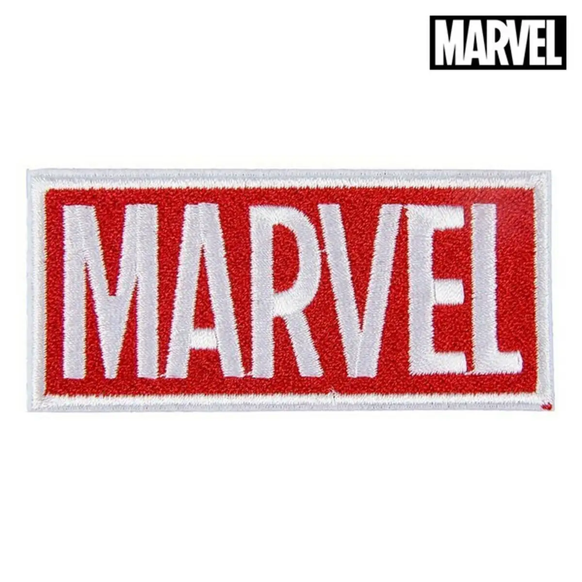 Patch marvel blanc rouge polyester 9 5 x 14 5 x cm _4084. DIAYTAR SENEGAL - Votre Passage vers le Chic et l'Élégance. Naviguez à travers notre boutique en ligne pour trouver des produits qui ajoutent une touche sophistiquée à votre style.